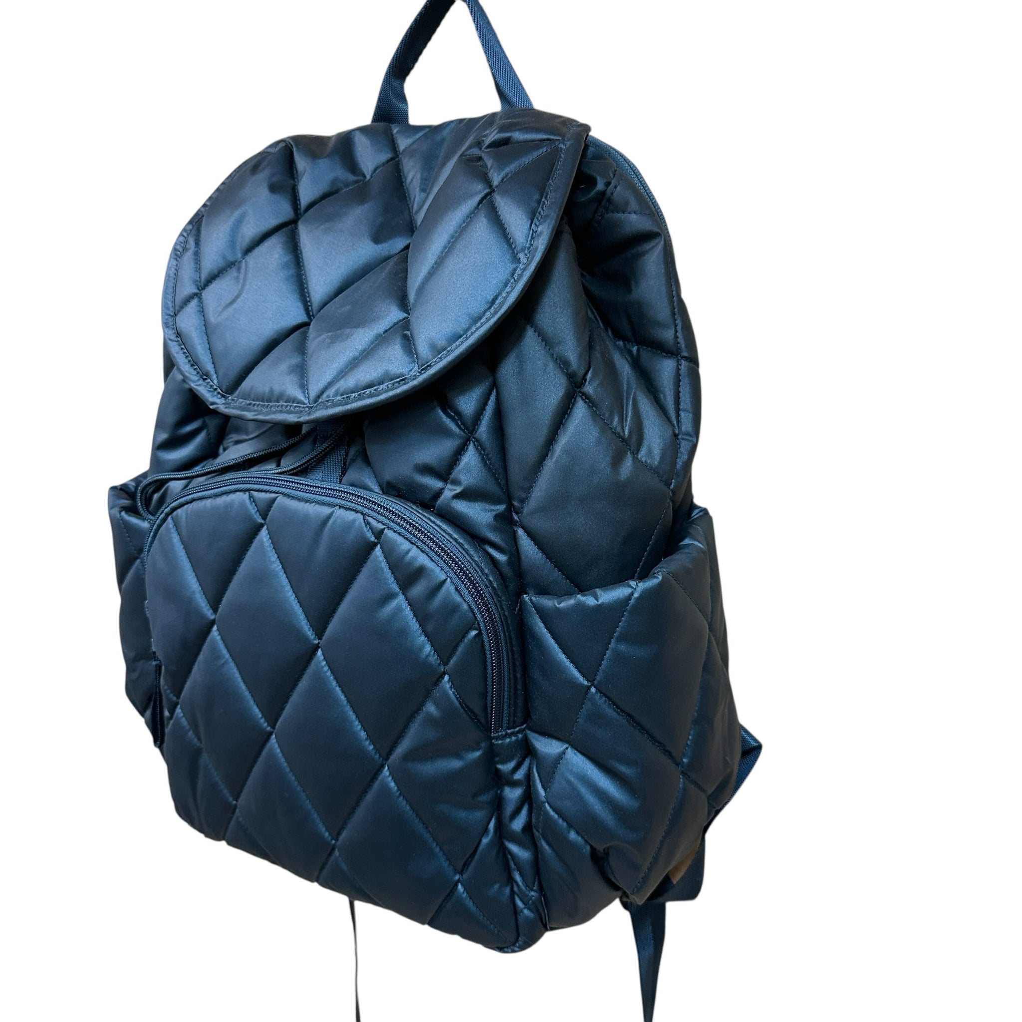 Vera Bradley Navy Nylon Quilted Backpack