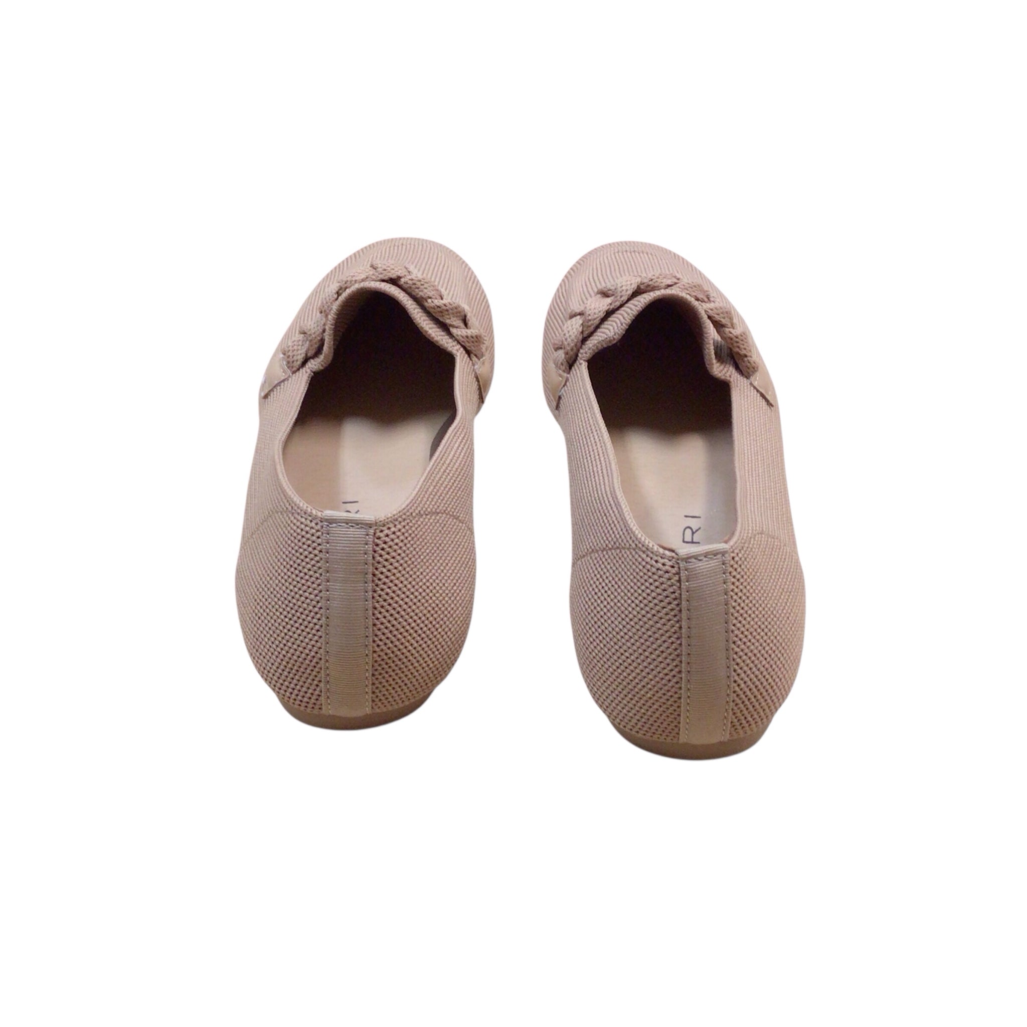 Tahari Andalusia Tan Knit Loafers Size 8