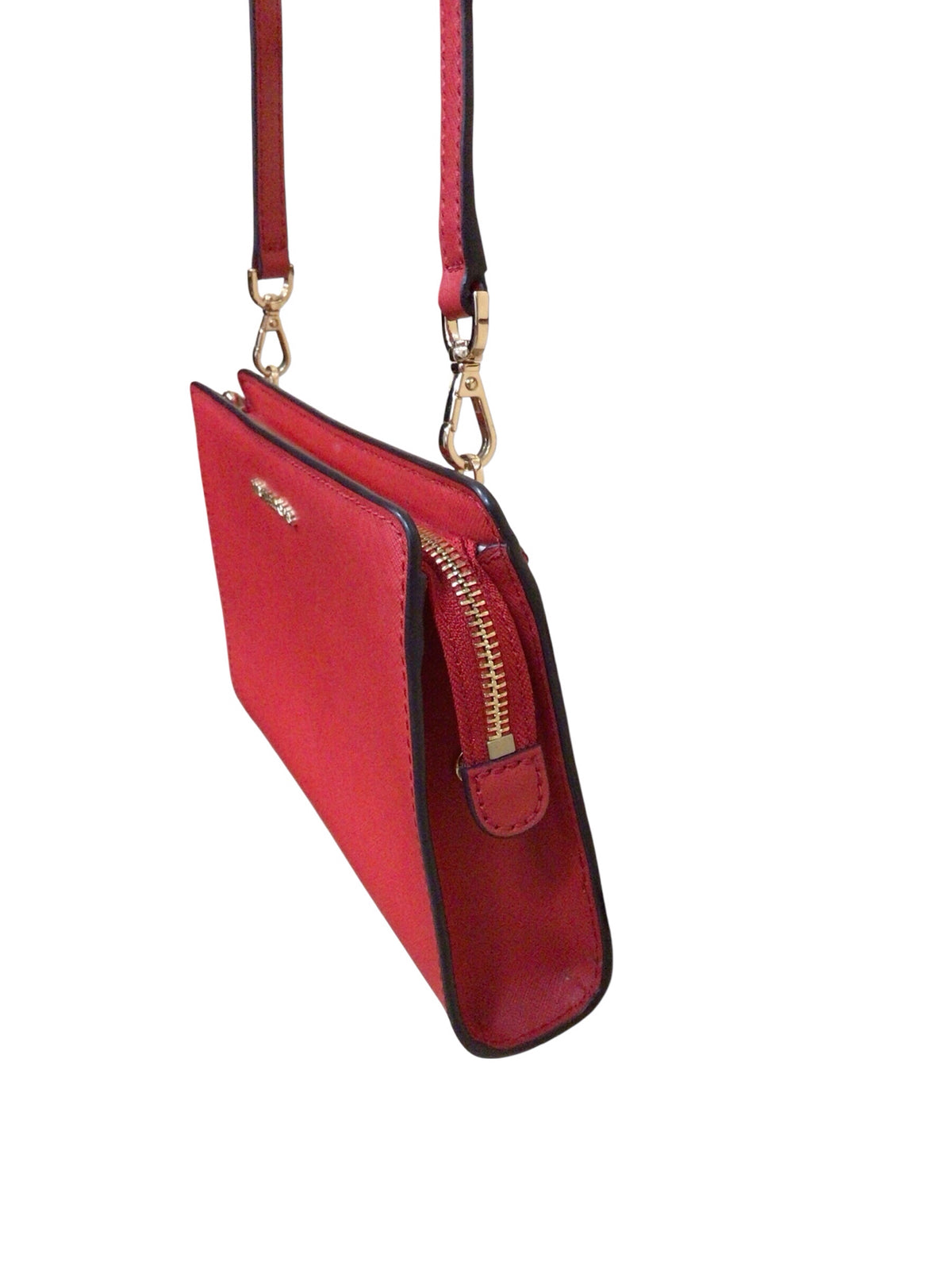 Michael Kors "Jet Set" Red Leather Crossbody