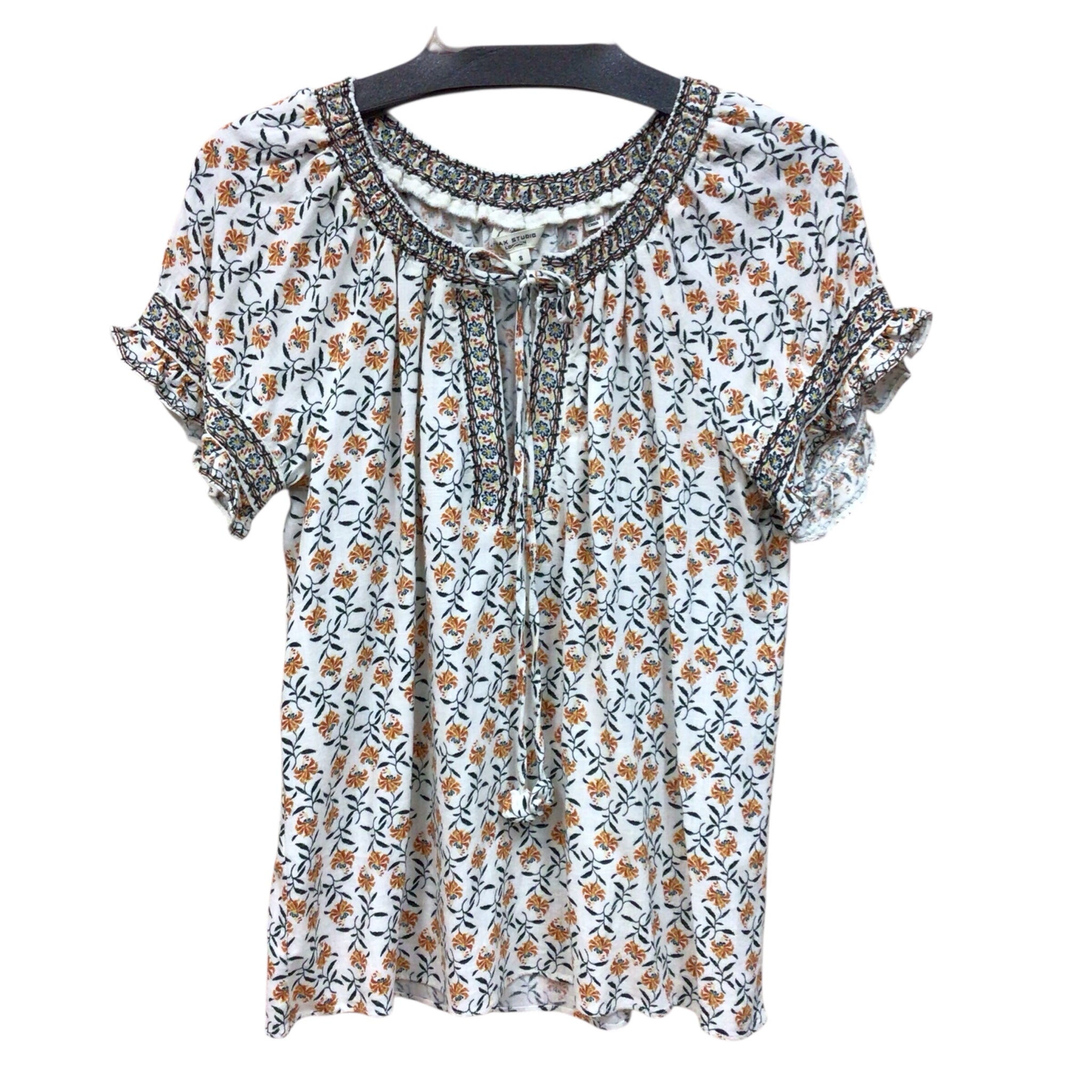 Max Studio Short Sleeve Top Size Small