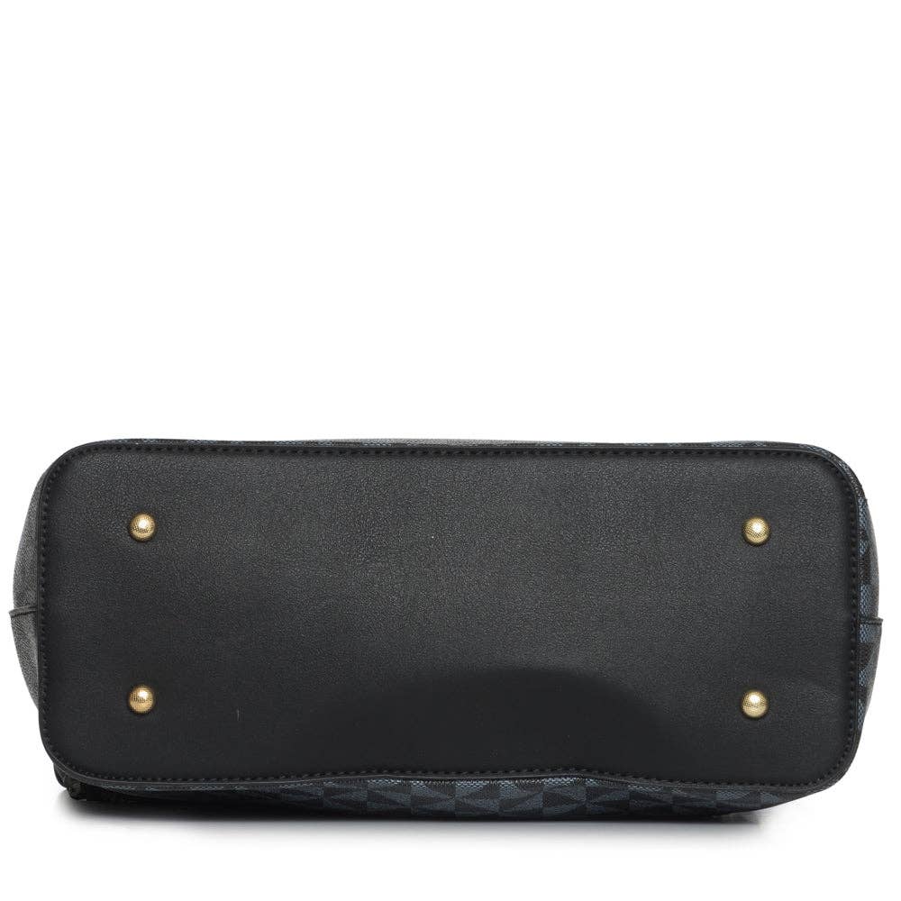 M&M HANDBAGS, LLC. - Medium Fashion Inspired Handbag w/ Matching Wallet M20201