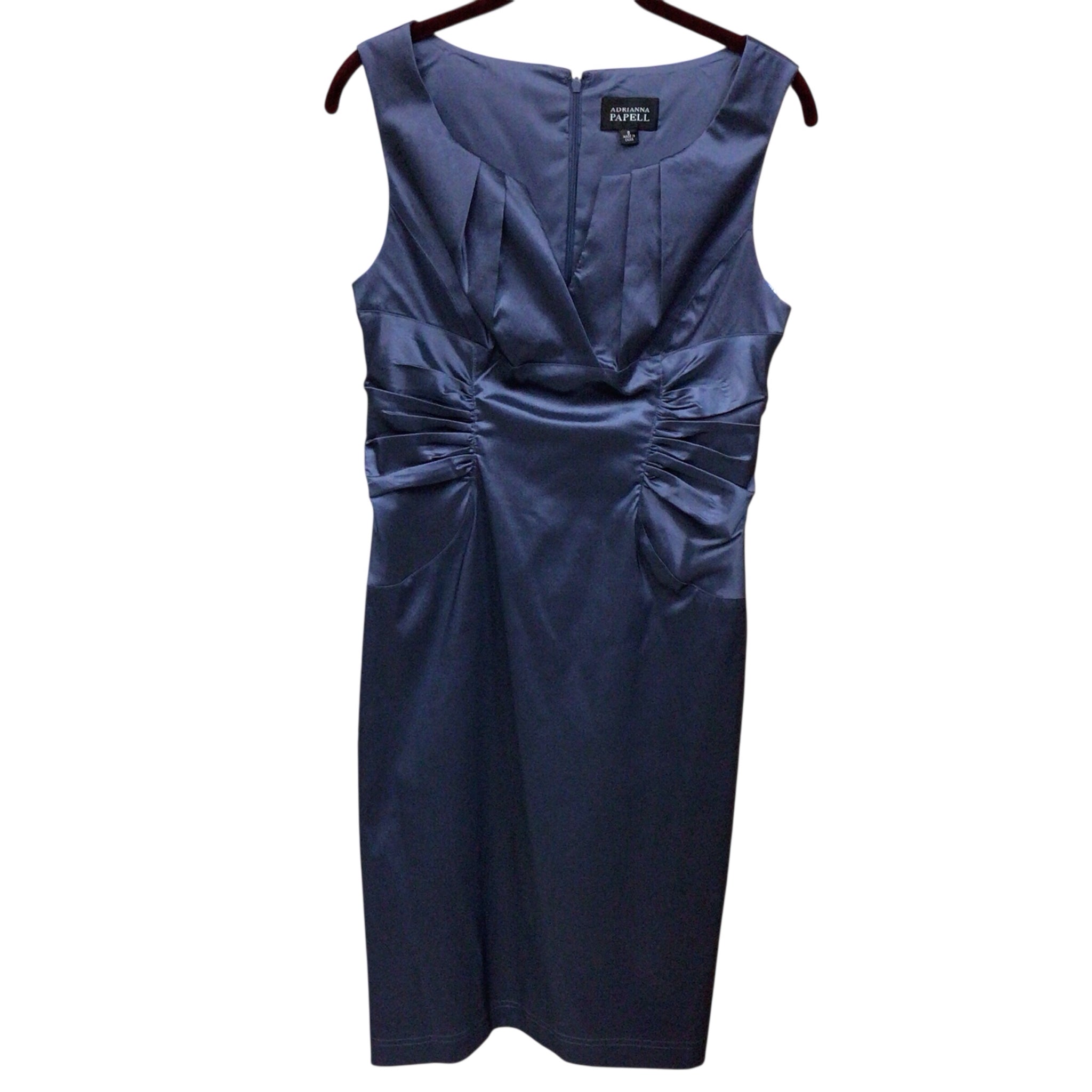 Adrianna Papell Purple Sleeveless Dress Size 8