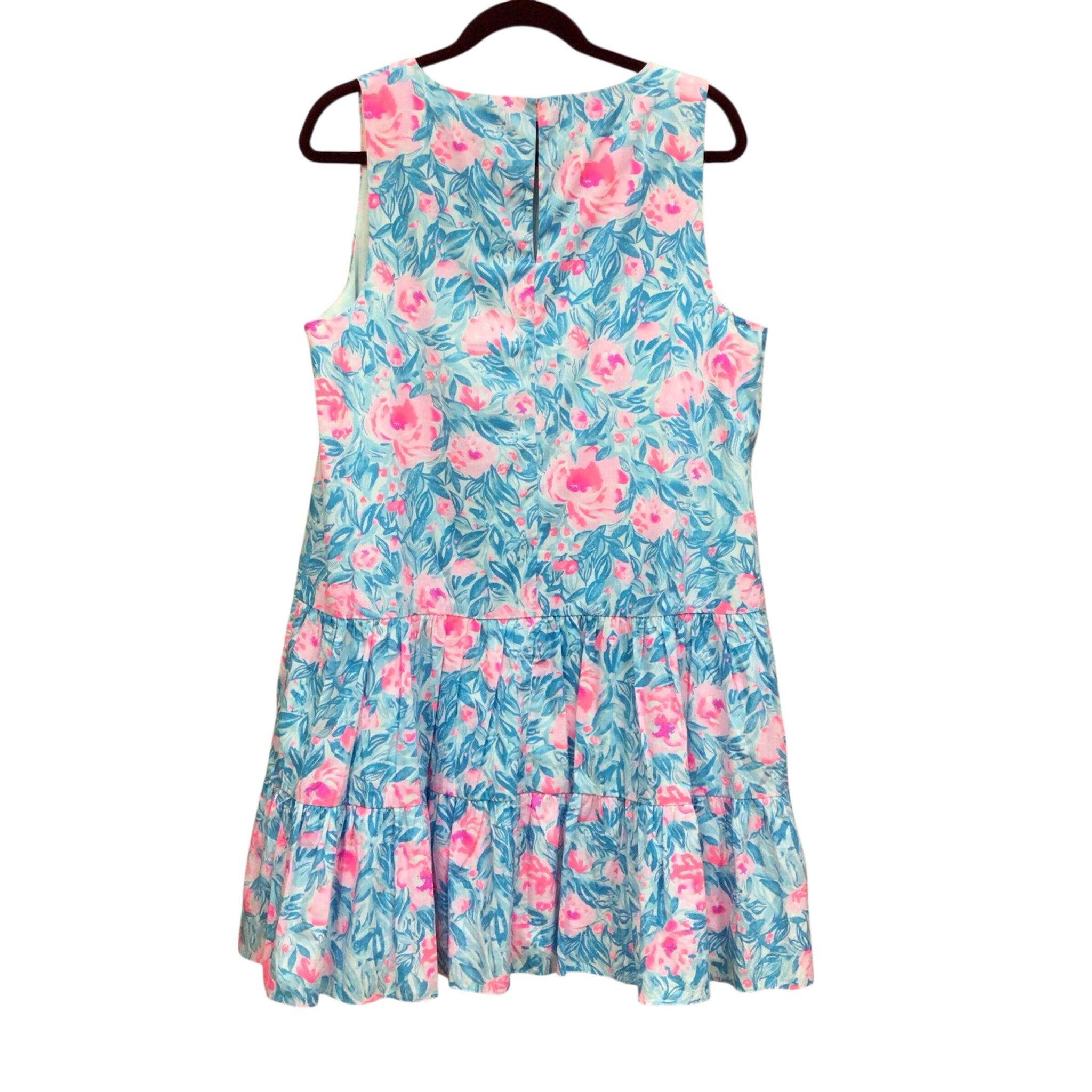 Lilly Pulitzer "Trina" Swing Dress in Bondi Blue Size Large