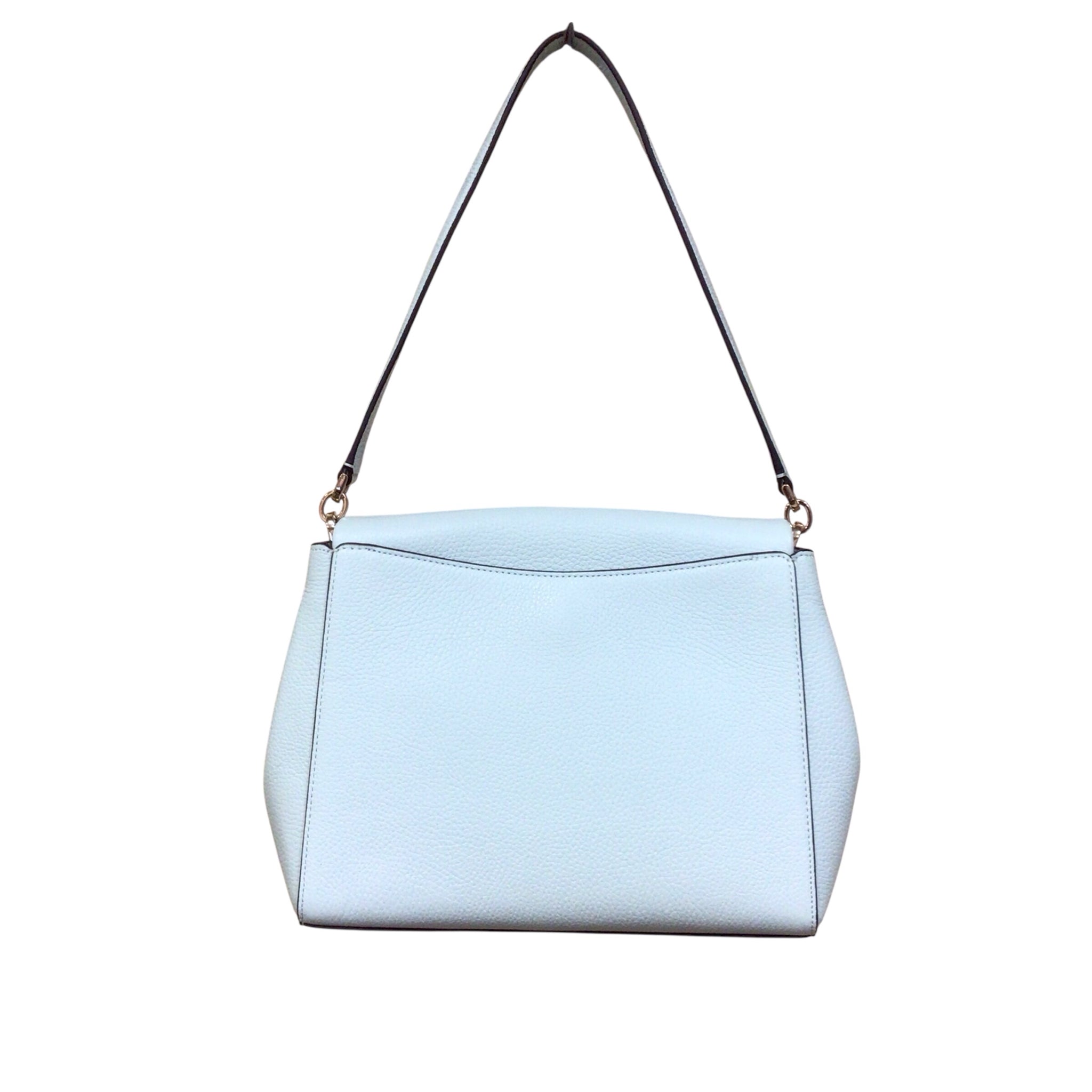 Kate Spade "Leila" Light Blue Leather Crossbody Satchel Bag