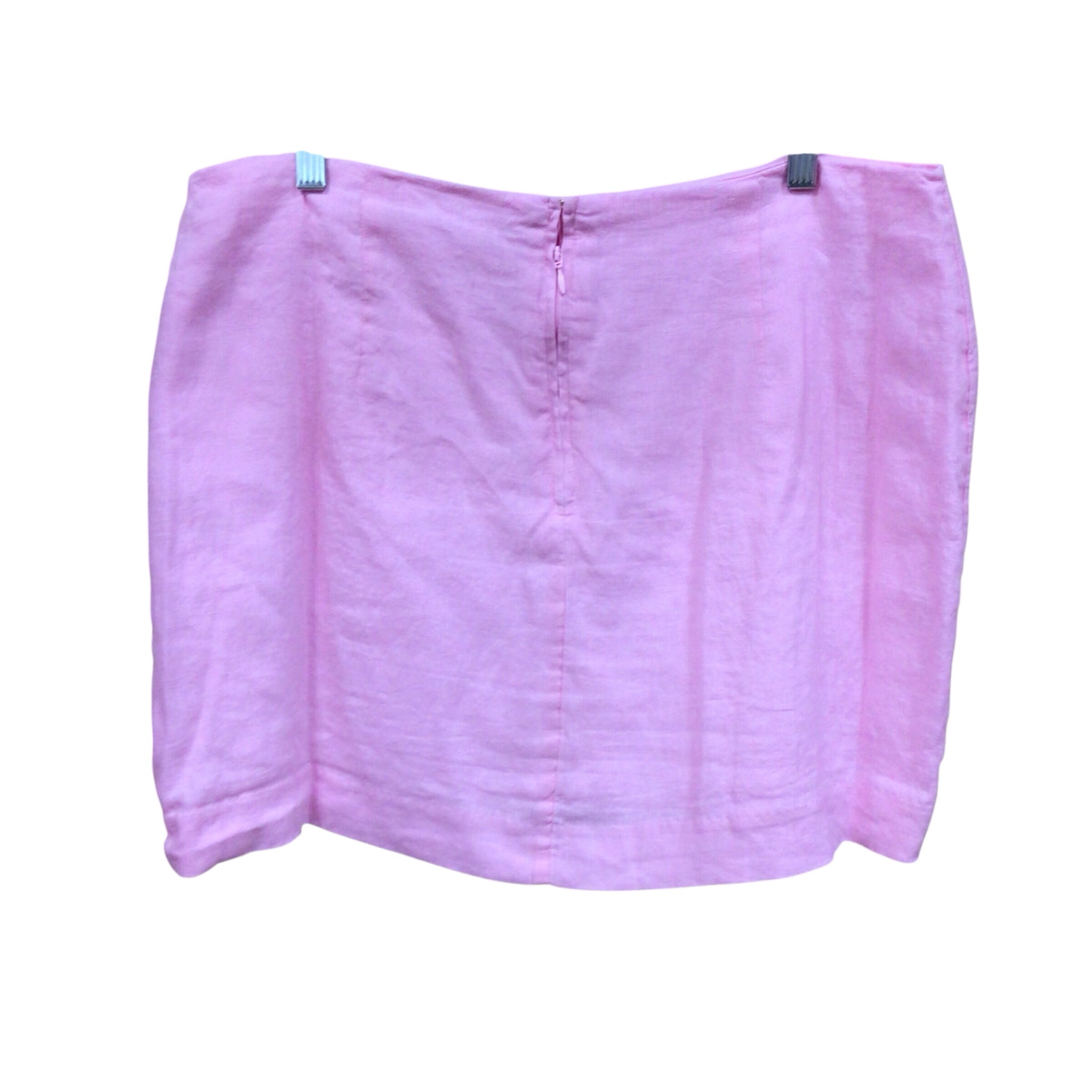 Lilly Pulitzer "Nik Ric Rac Trim" Pink Lined Skort Size 14