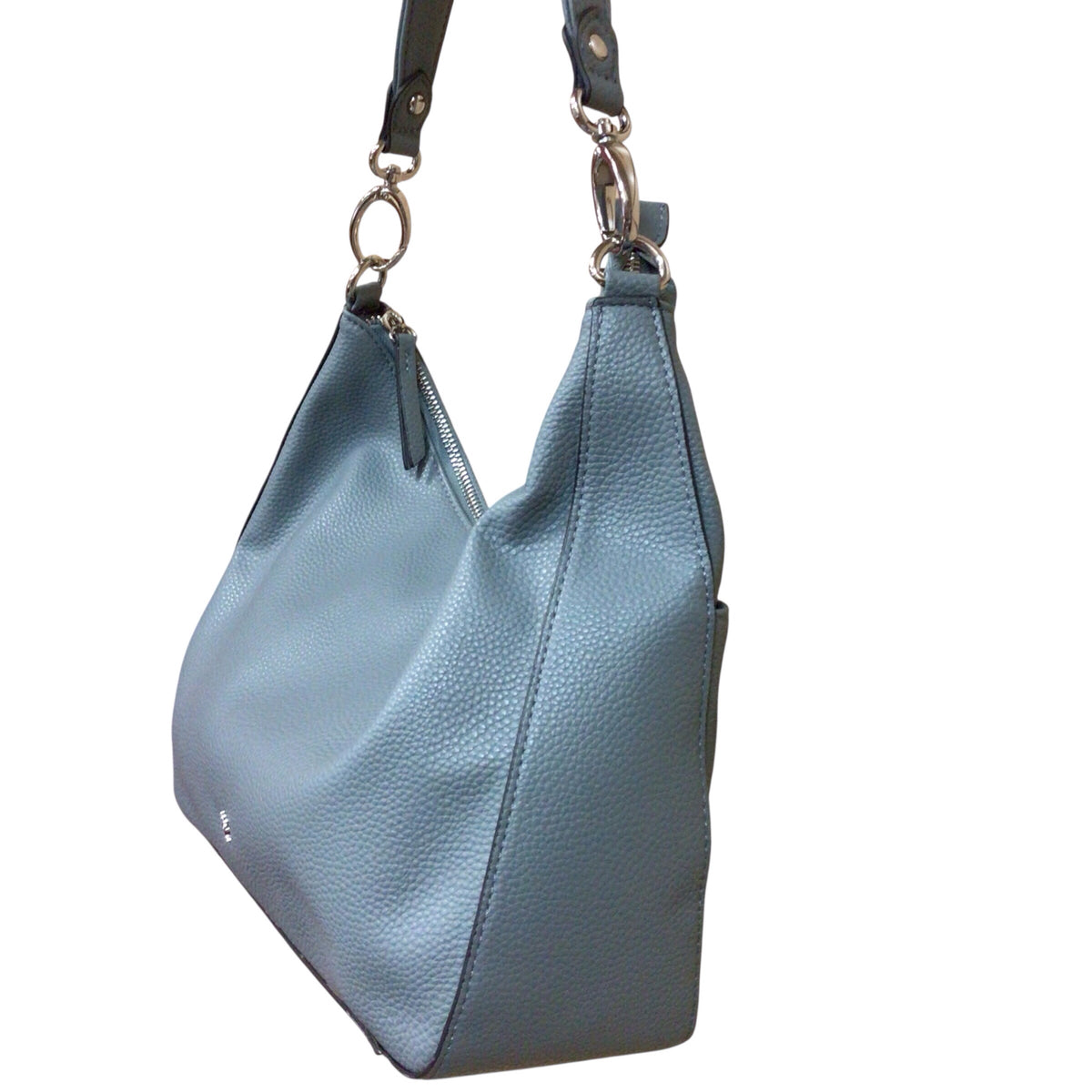 Jenna Kator Frankenmuth Blue Vegan Leather Hobo Shoulder Bag