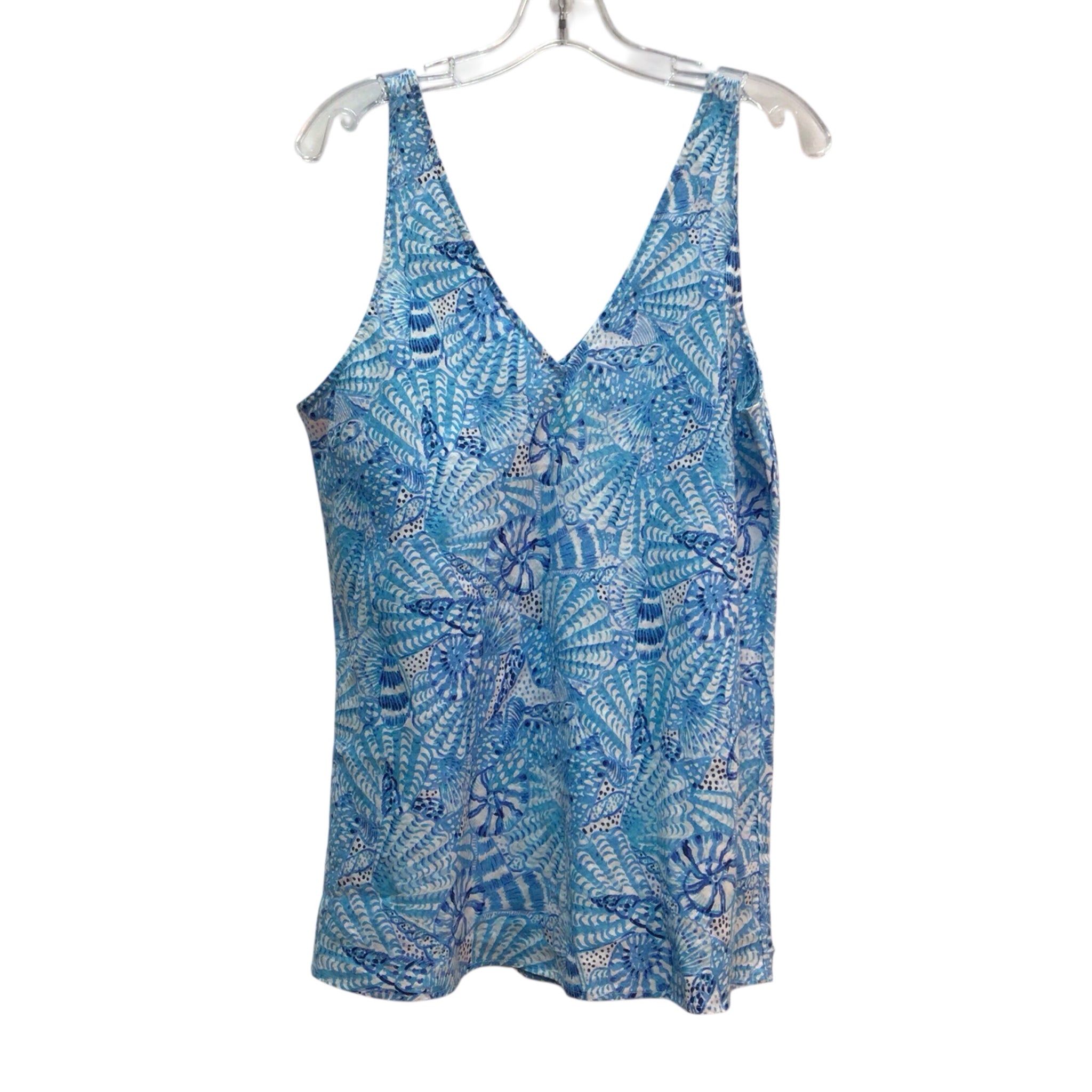 Lilly Pulitzer Blue Sleeveless Top Size M