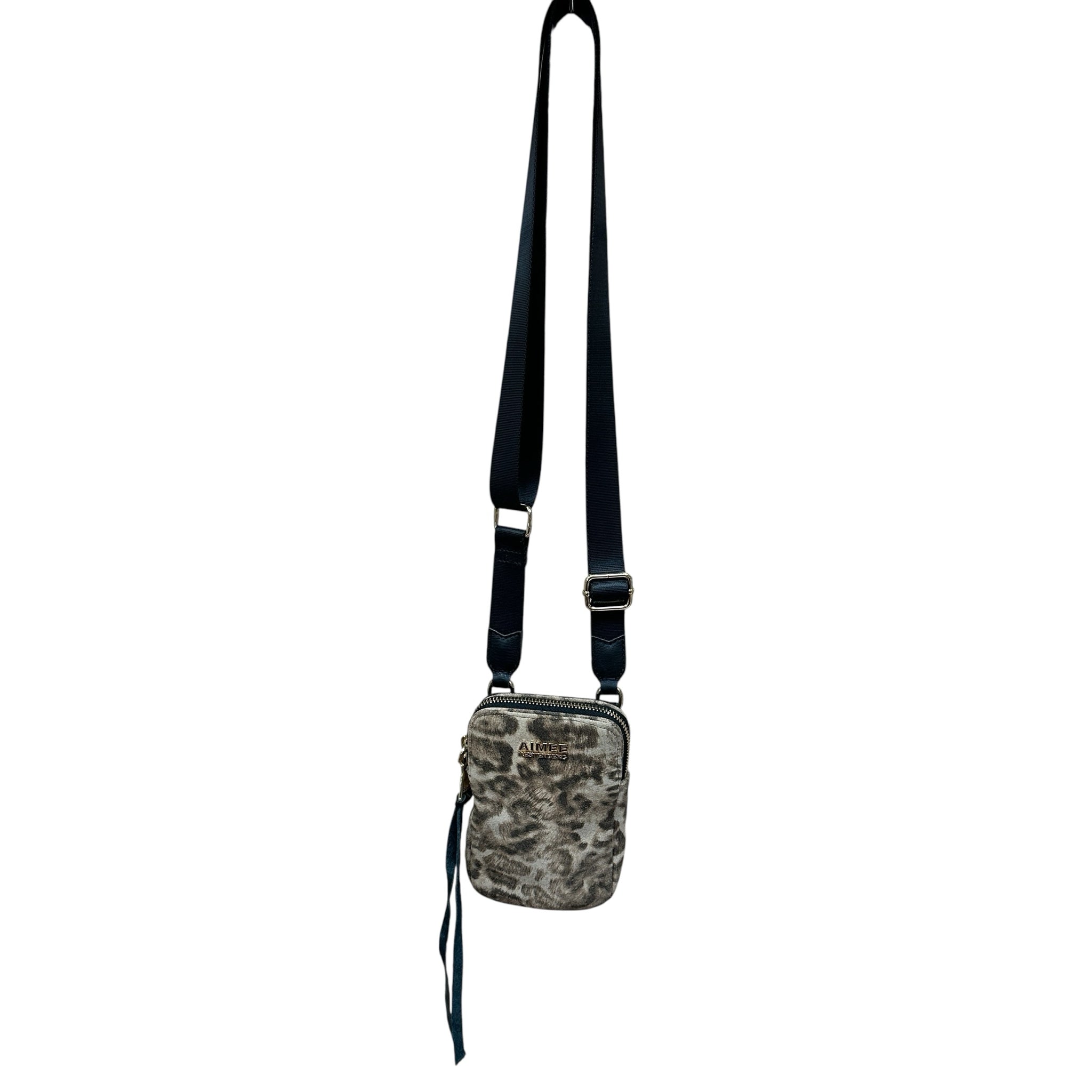Aimee Kestenberg Tan Leather Crossbody Cellphone Bag