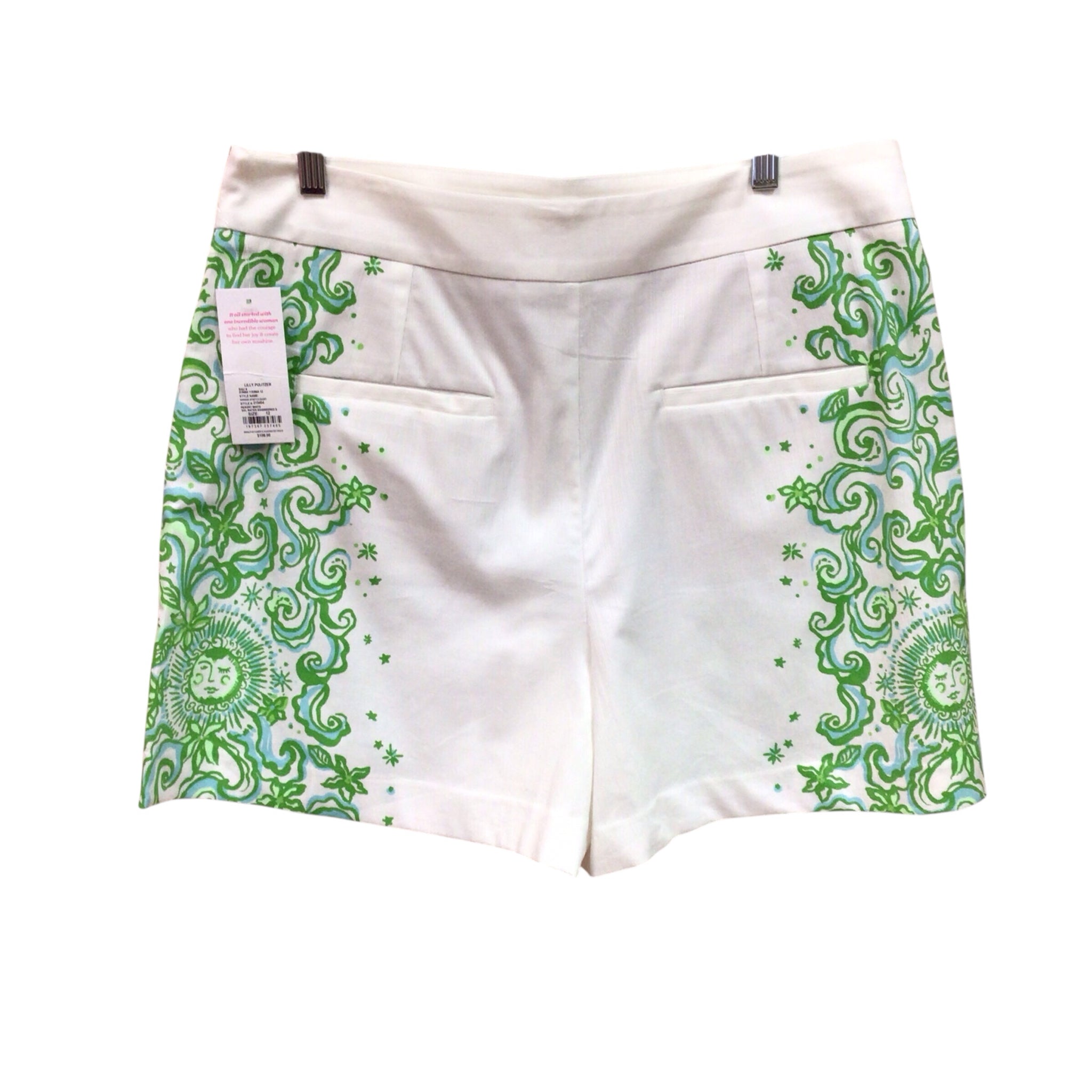 Lilly Pulitzer "Sarissa Stretch Shorts" Size 12 NWT
