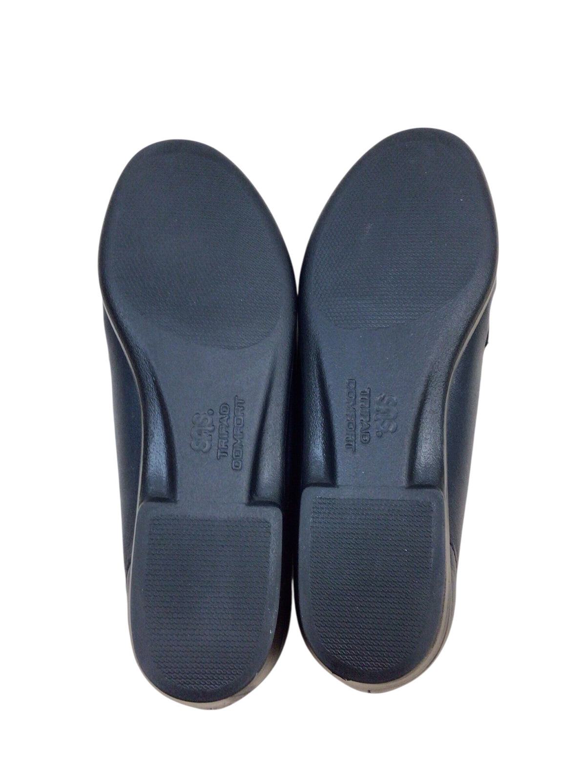 SAS "Simplify Every Day" Navy Leather Moccasin Loafer Size 7 N