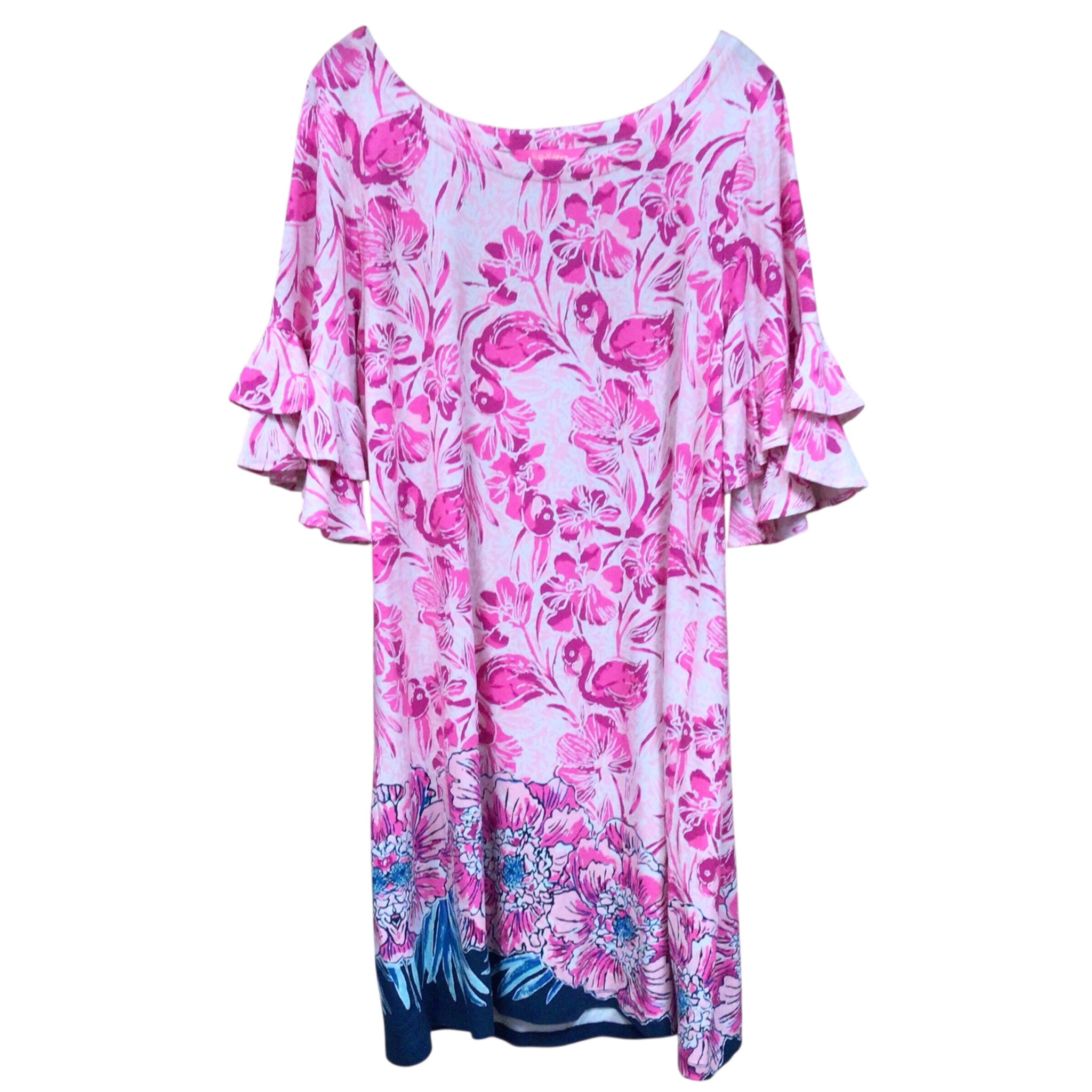 Lilly Pulitzer "Lula" Coral Reef Dress Size XL