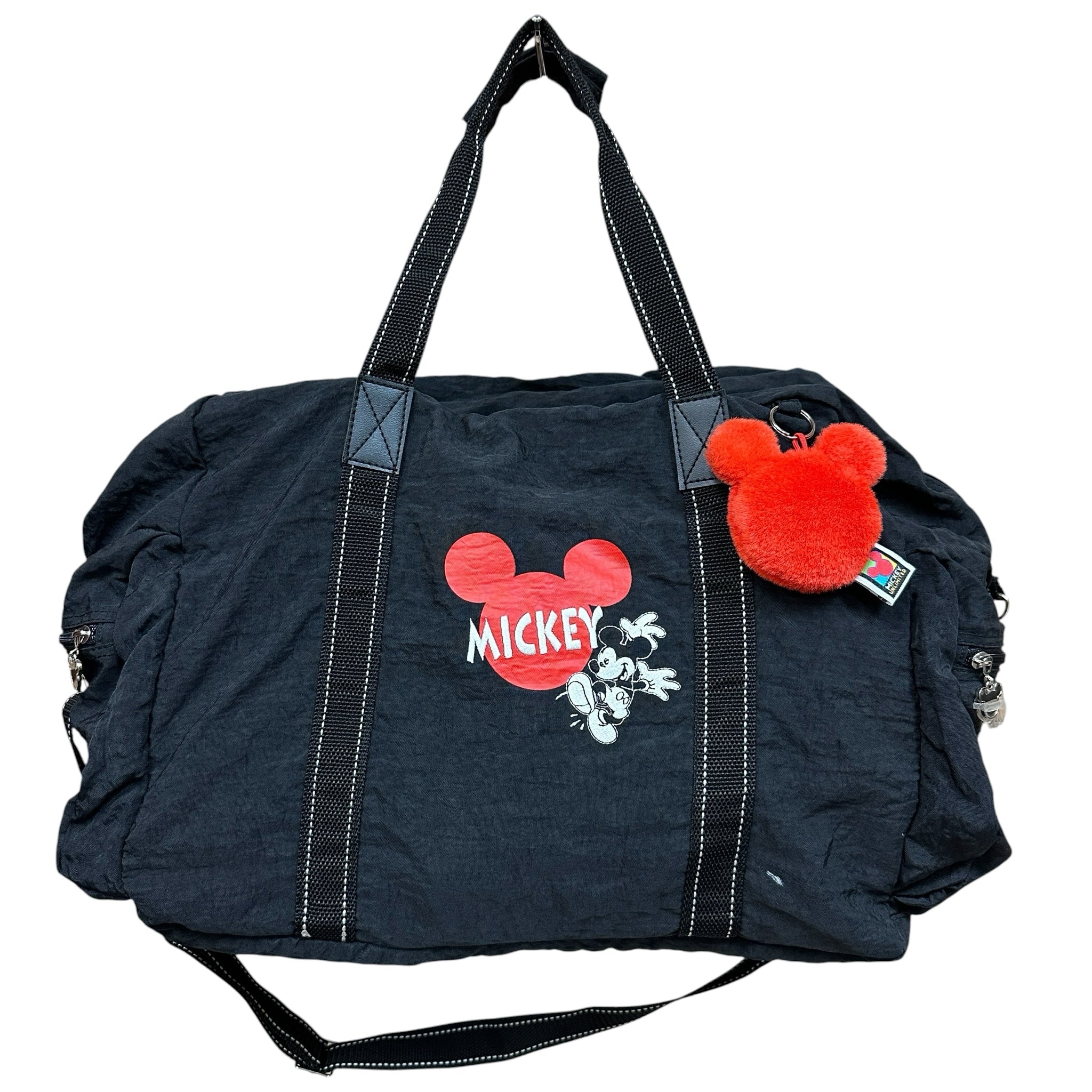 Mickey Unlimited Disney Mickey Mouse Black Nylon Travel Duffle Bag