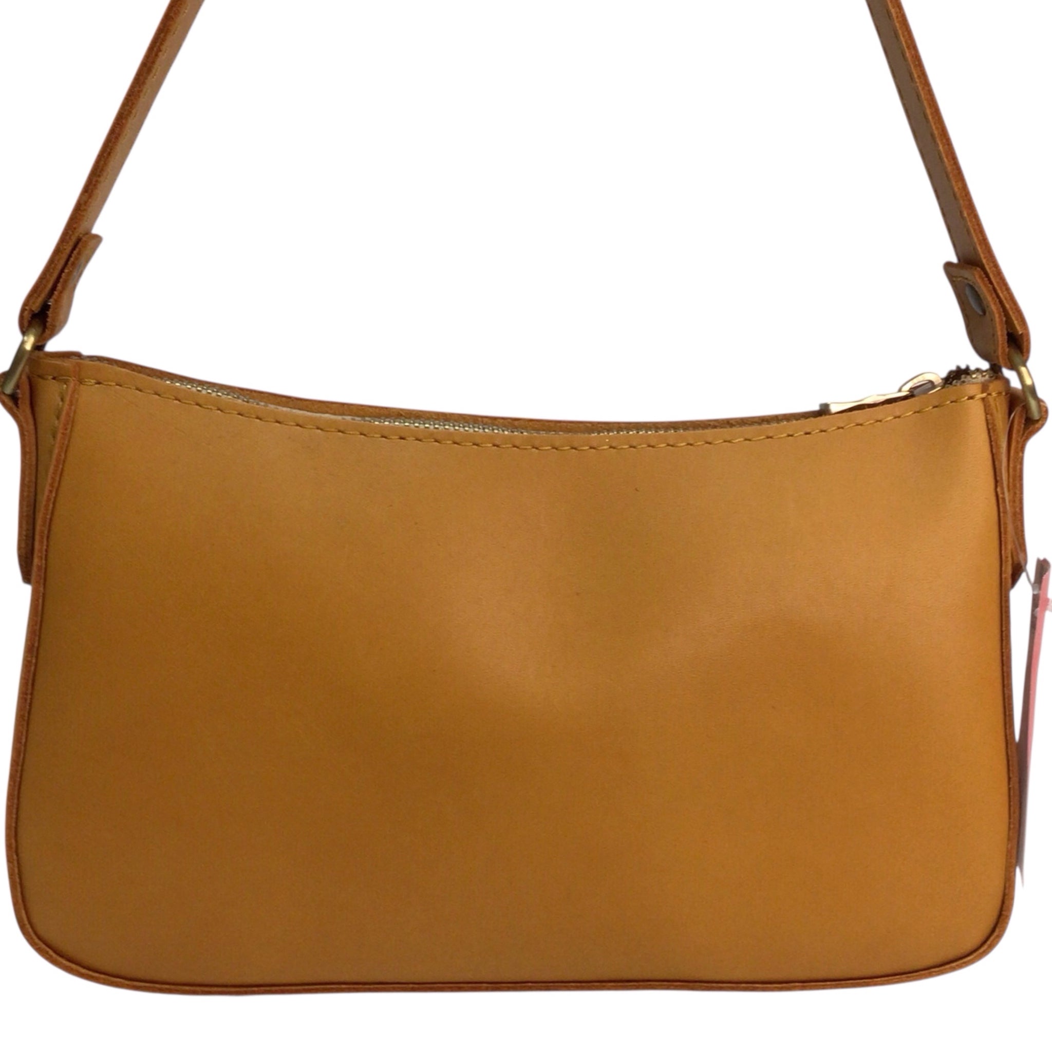 Portland Leather Small Mustard "Lucy Shoulder Bag"/Handbag