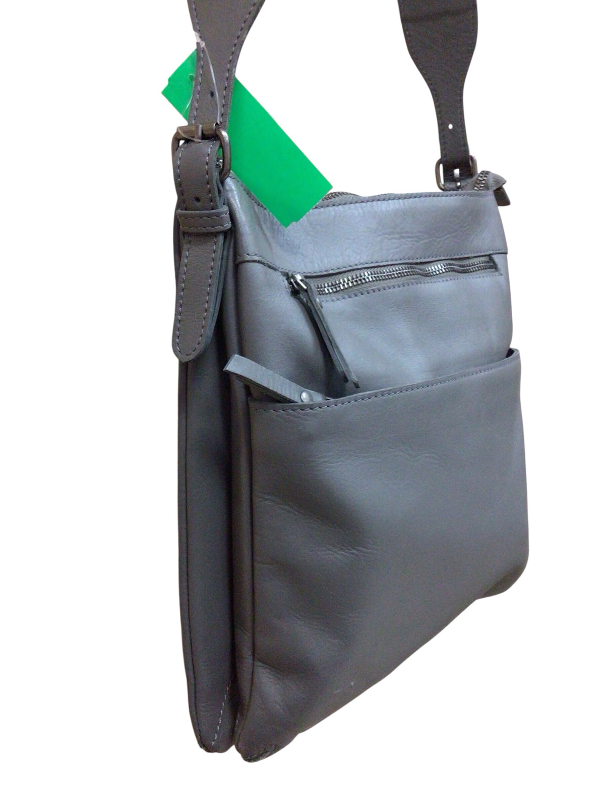 Harbour 2nd Gray Leather Crossbody Bag