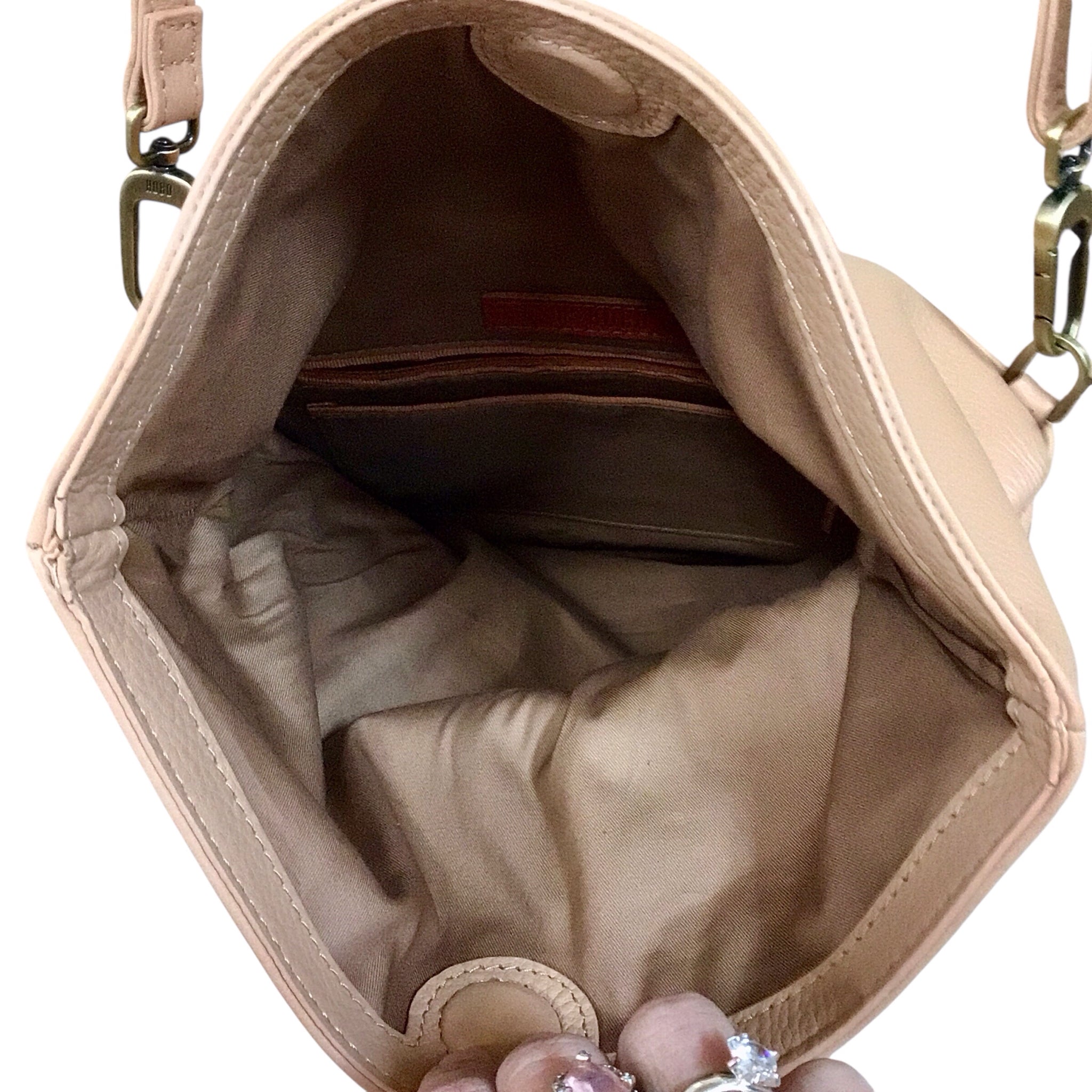 Hobo "Draft" Pebbled Leather Crossbody Bag