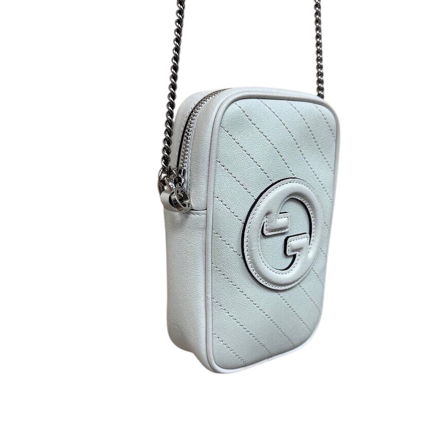 Gucci Blondie Mini Bag Crossbody Cream White Style 760315AACP79022