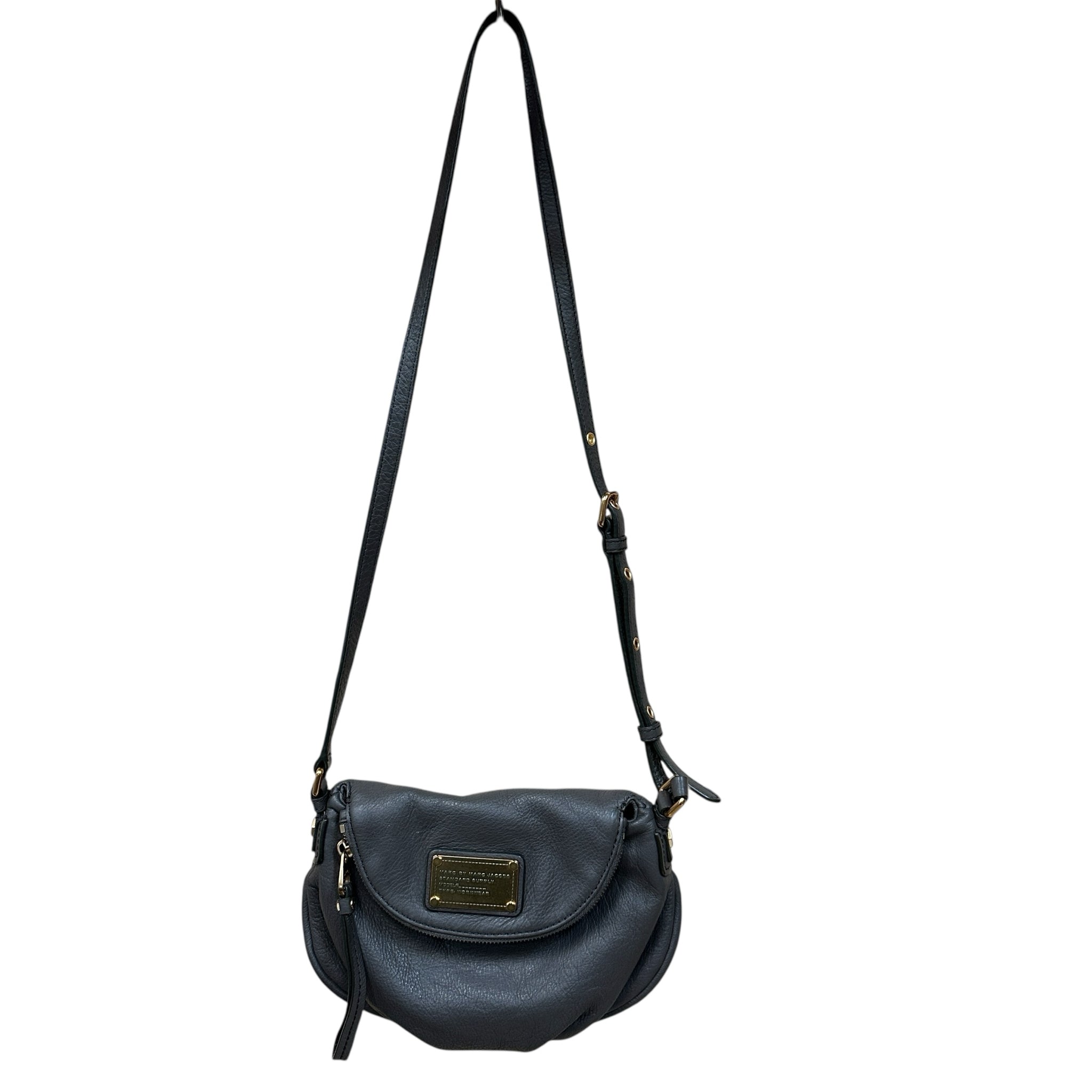 Marc Jacobs Classic Q "Natasha" Gray Leather Crossbody Bag