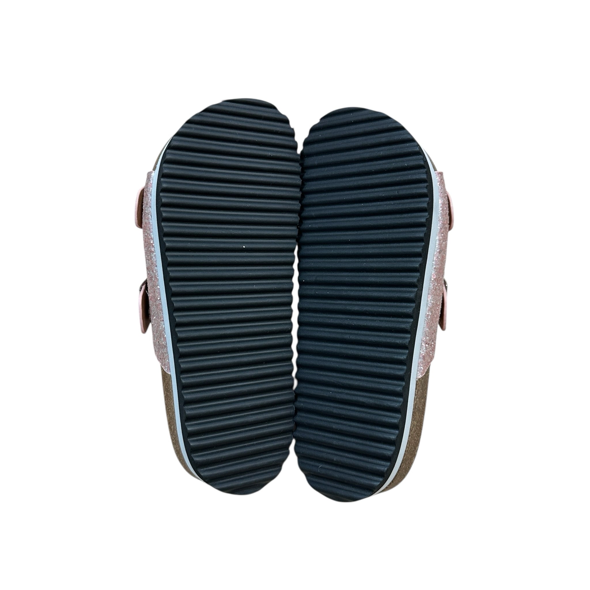 Corkys "Beach Babe" Pink Glitter Sandals Size 7