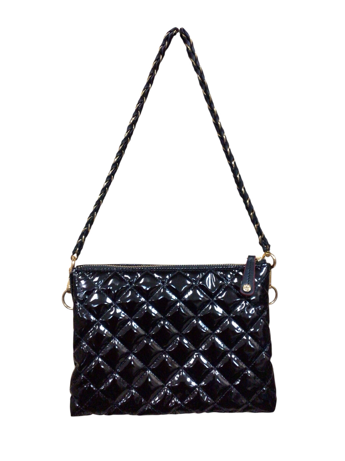 MZ Wallace "Ruby Quilted" Black Crossbody Bag