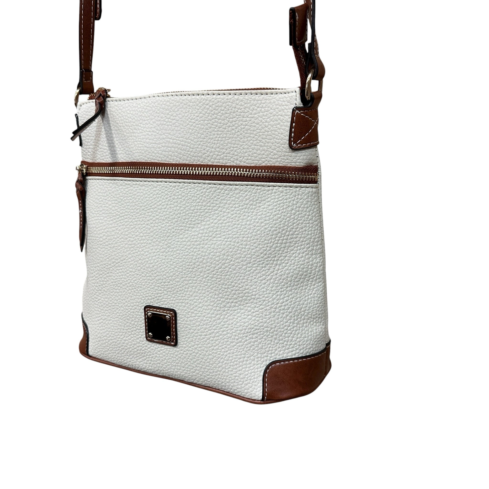 Cream Colored Fashion Crossbody Bag