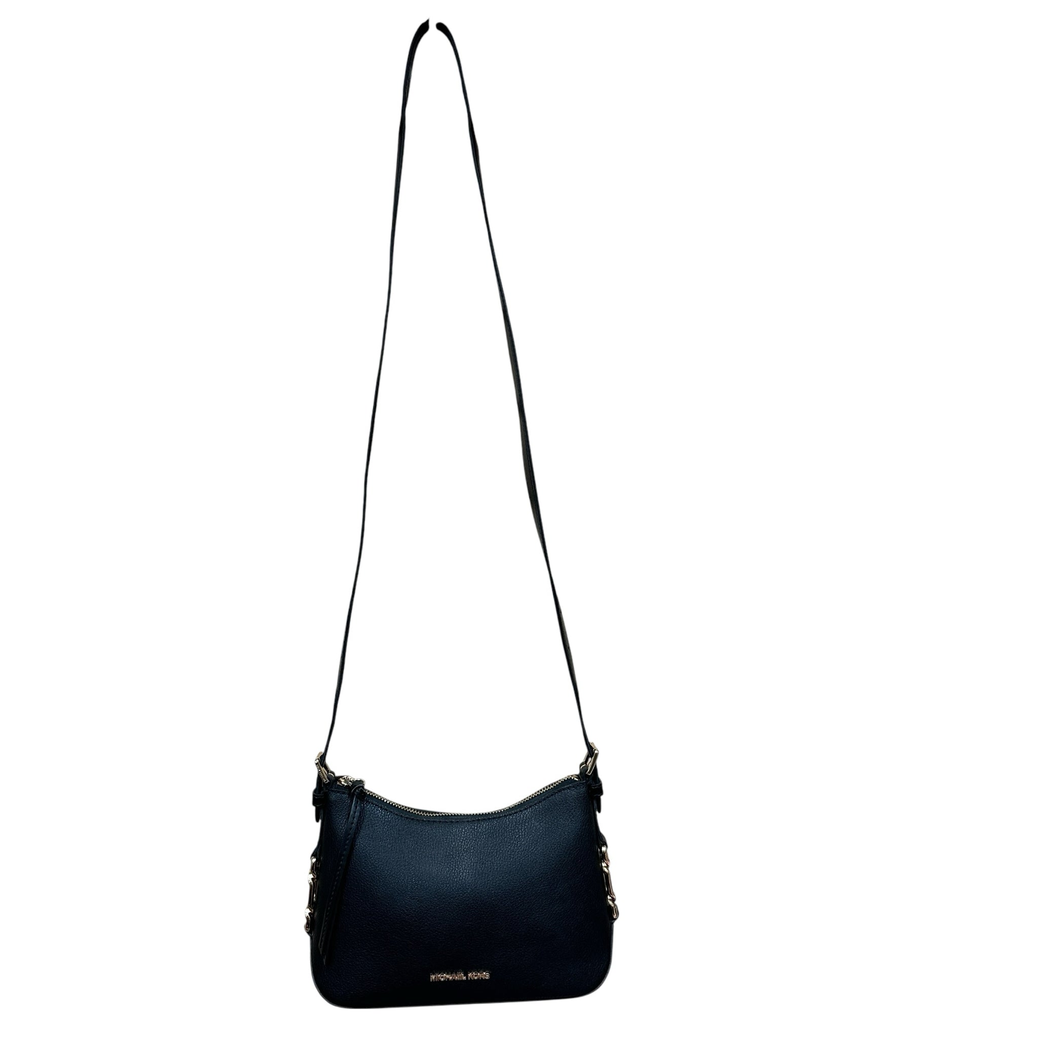 Michael Kors Black Leather Crossbody Bag