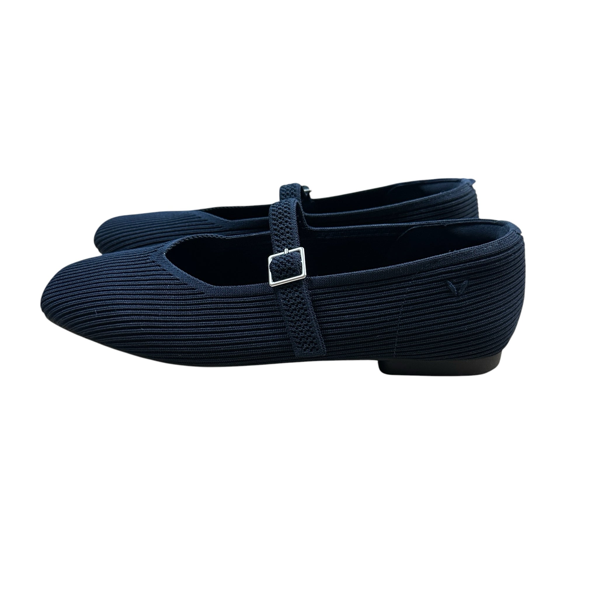 Vivaia Navy "Margot" Mary Jane Flats Size 9