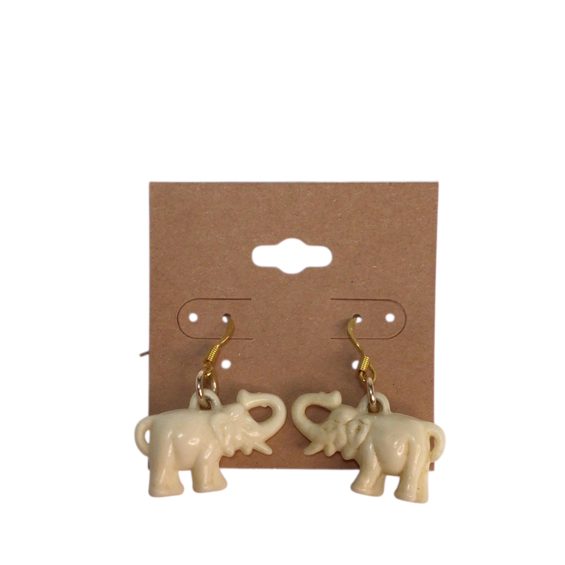Elephant Earrings 1.5"