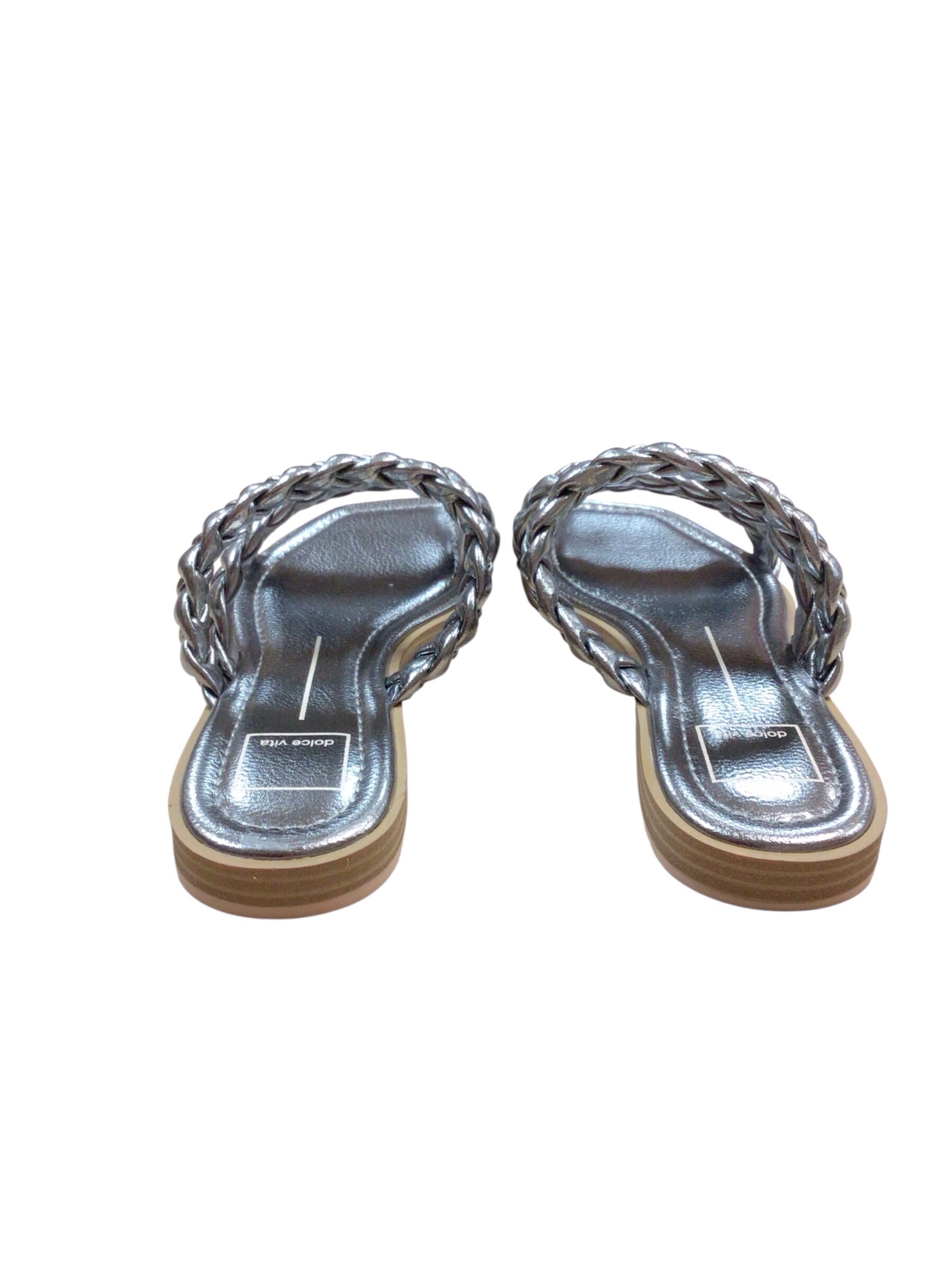 Dolce Vita Silver Iman Sandals Size 7.5