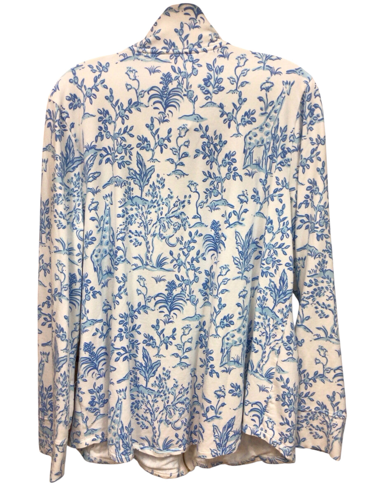 Lilly Pulitzer "Leona" Full Zip "Tall Tales" Jacket Size XL
