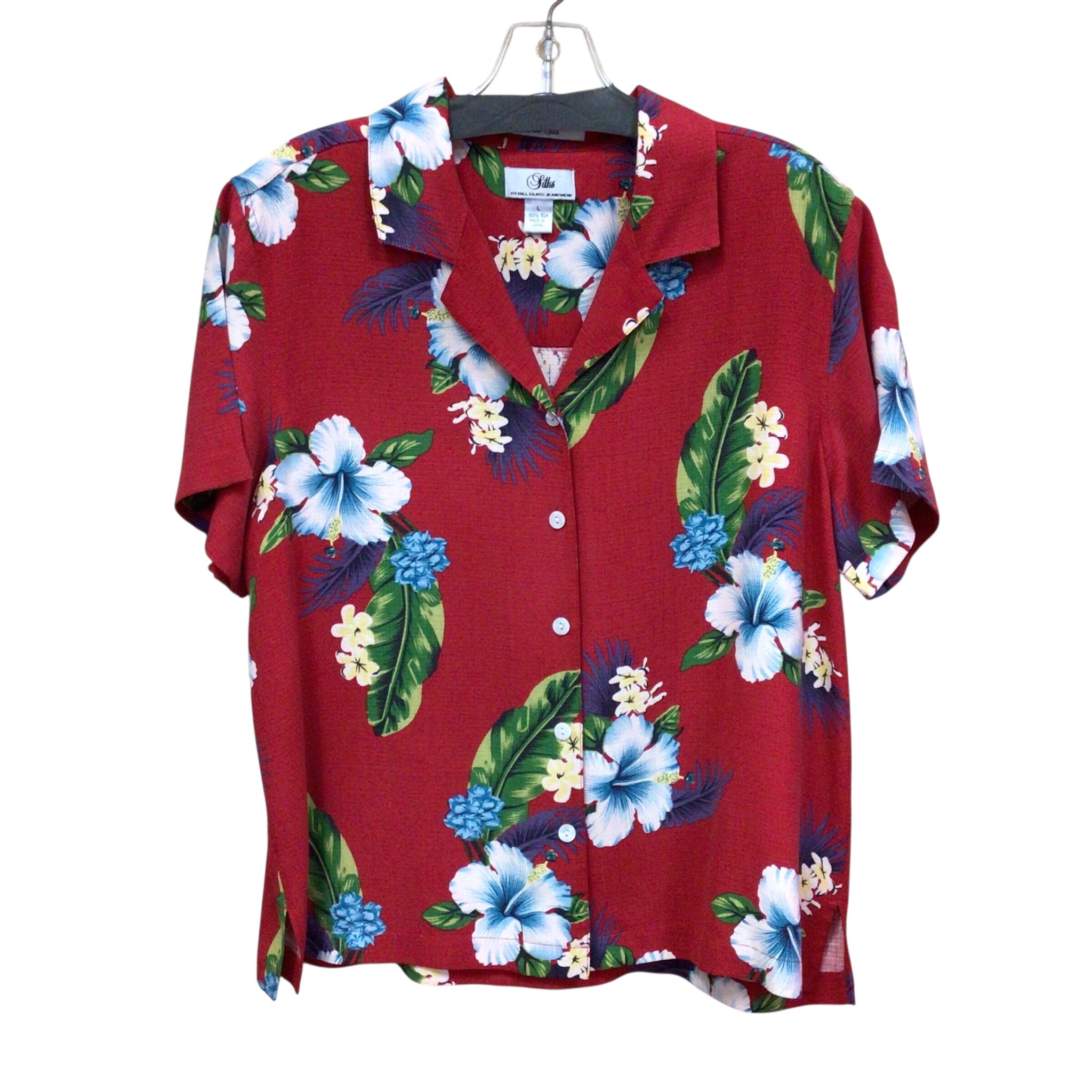 Silks Size Large Short Sleeve