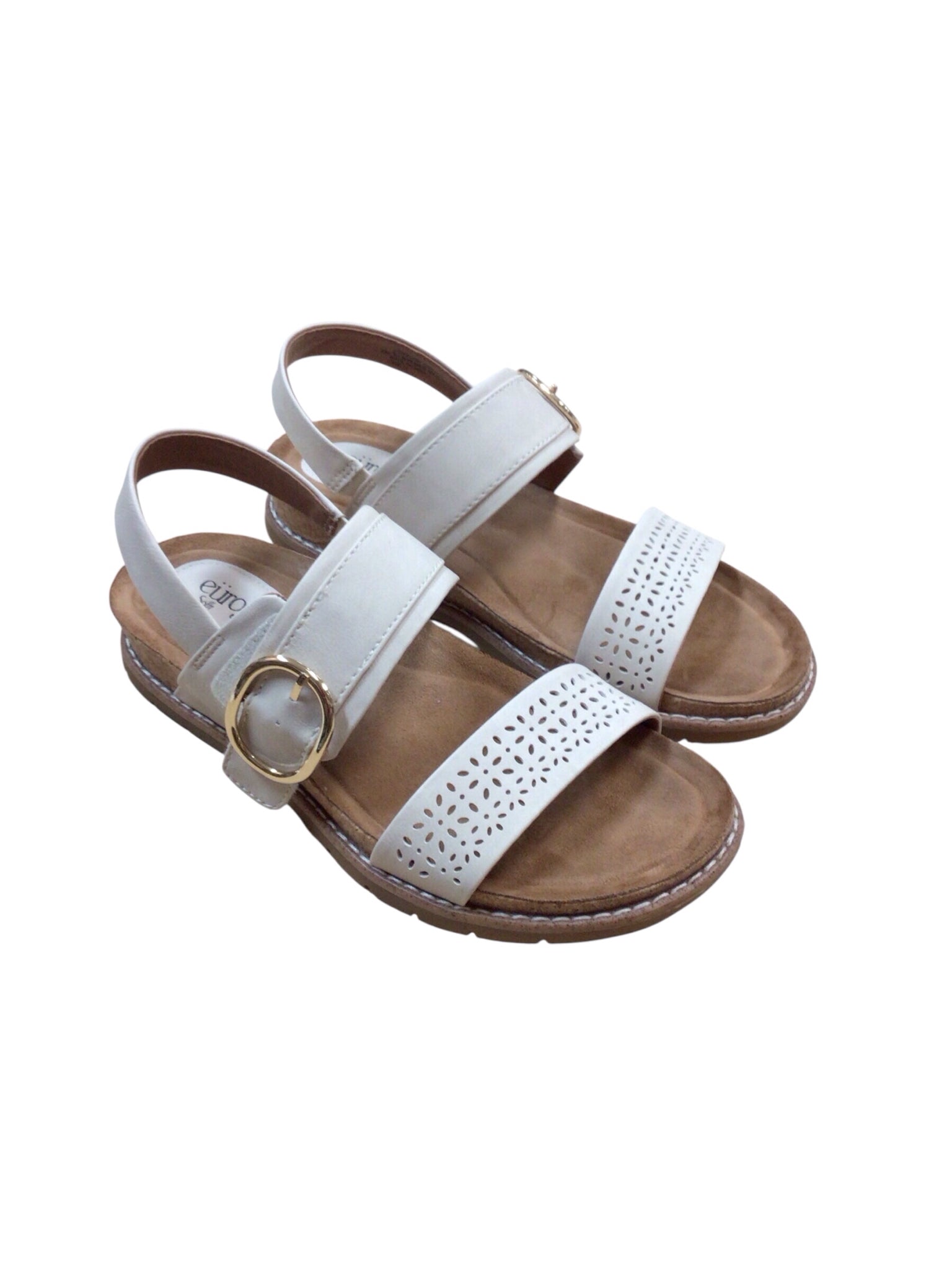 Sofft EuroSoft "Garland" Cream Colored Sandals Size 8