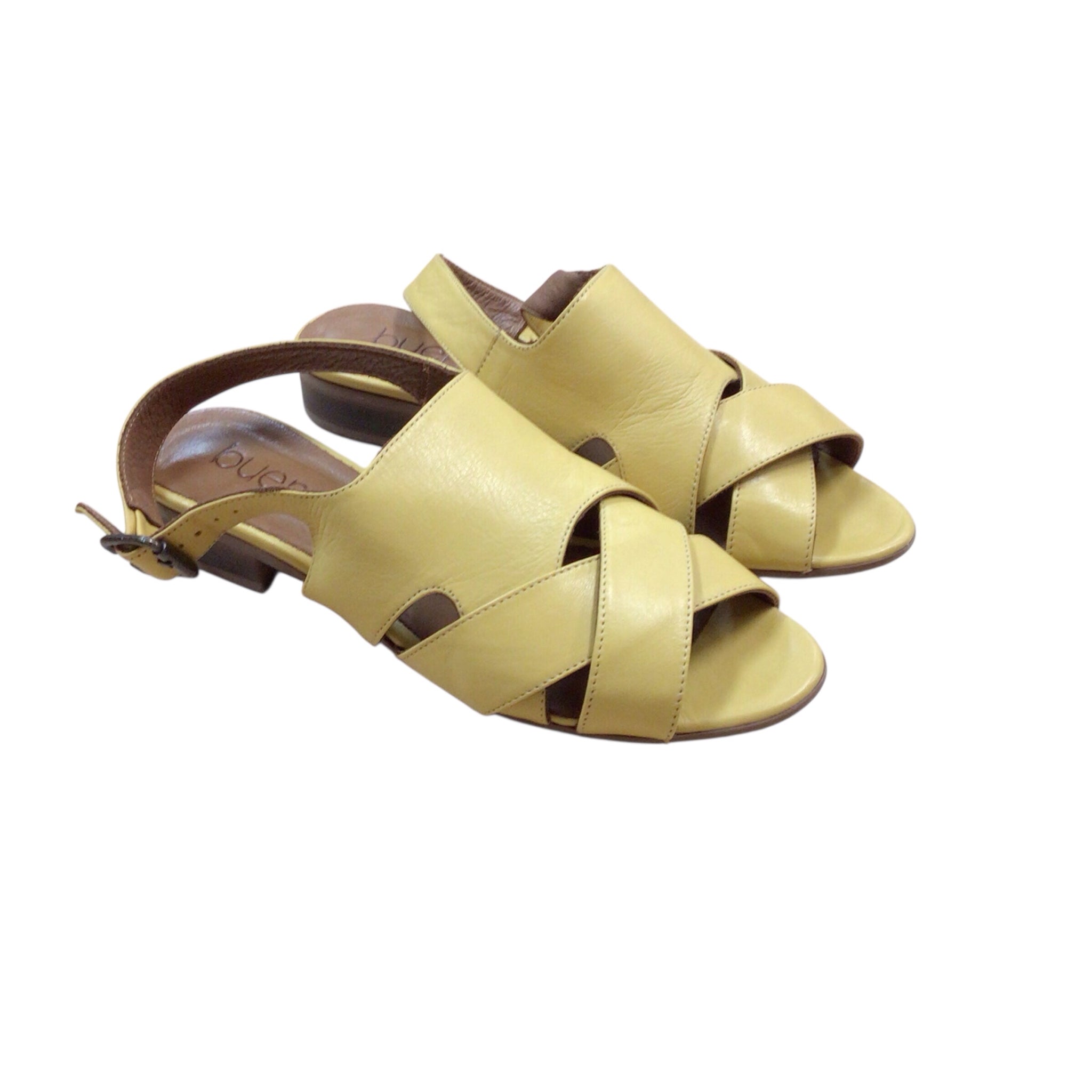 Bueno "Fernie" Yellow Sandals Size 8.5