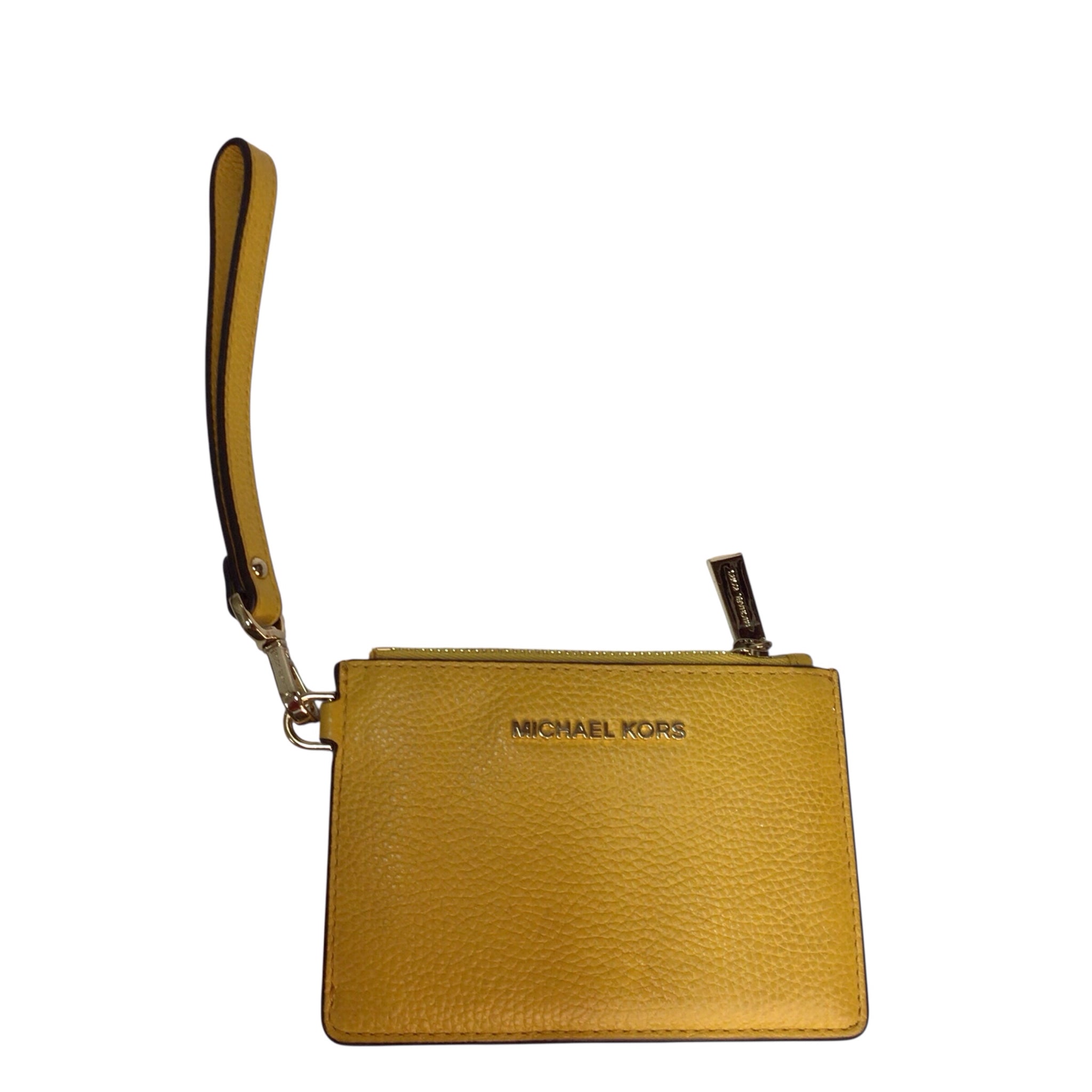 Michael Kors Yellow Wristlet Wallet