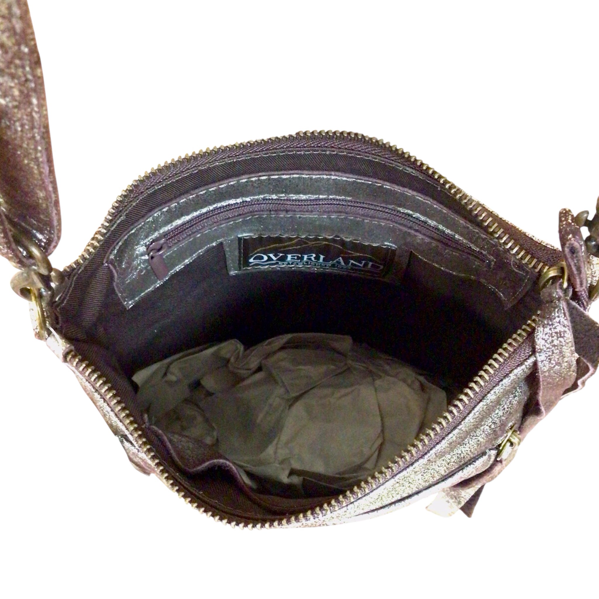 Overland "Sonoma Shimmer" Small Crossbody Bag NWT