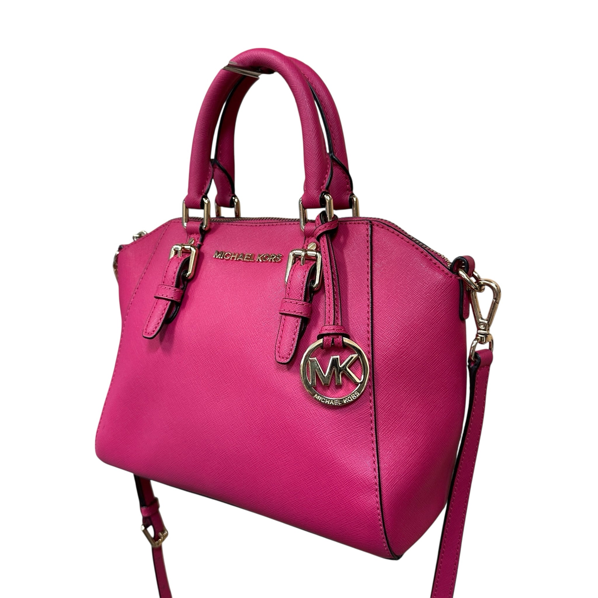 Michael Kors Pink Satchel Crossbody Bag