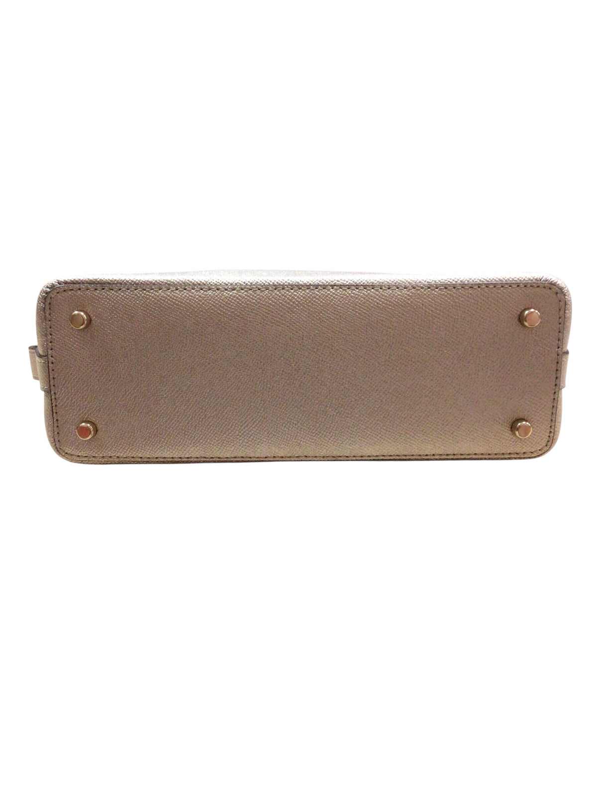 Coach F22315 "Mini Sierra" Platinum/Gold Satchel