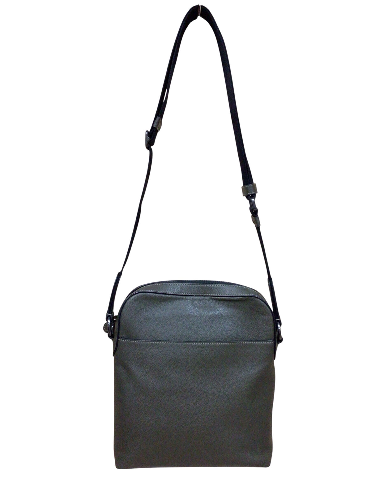 Coach CP756 "Houston Flight" Olive Green Pebbled Leather Crossbody Bag