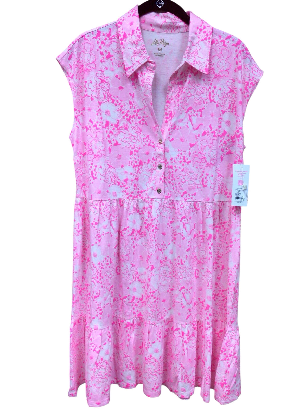 Lilly Pulitzer "Arley" Sleeveless "Burst of Joy" Dress Size Medium NWT