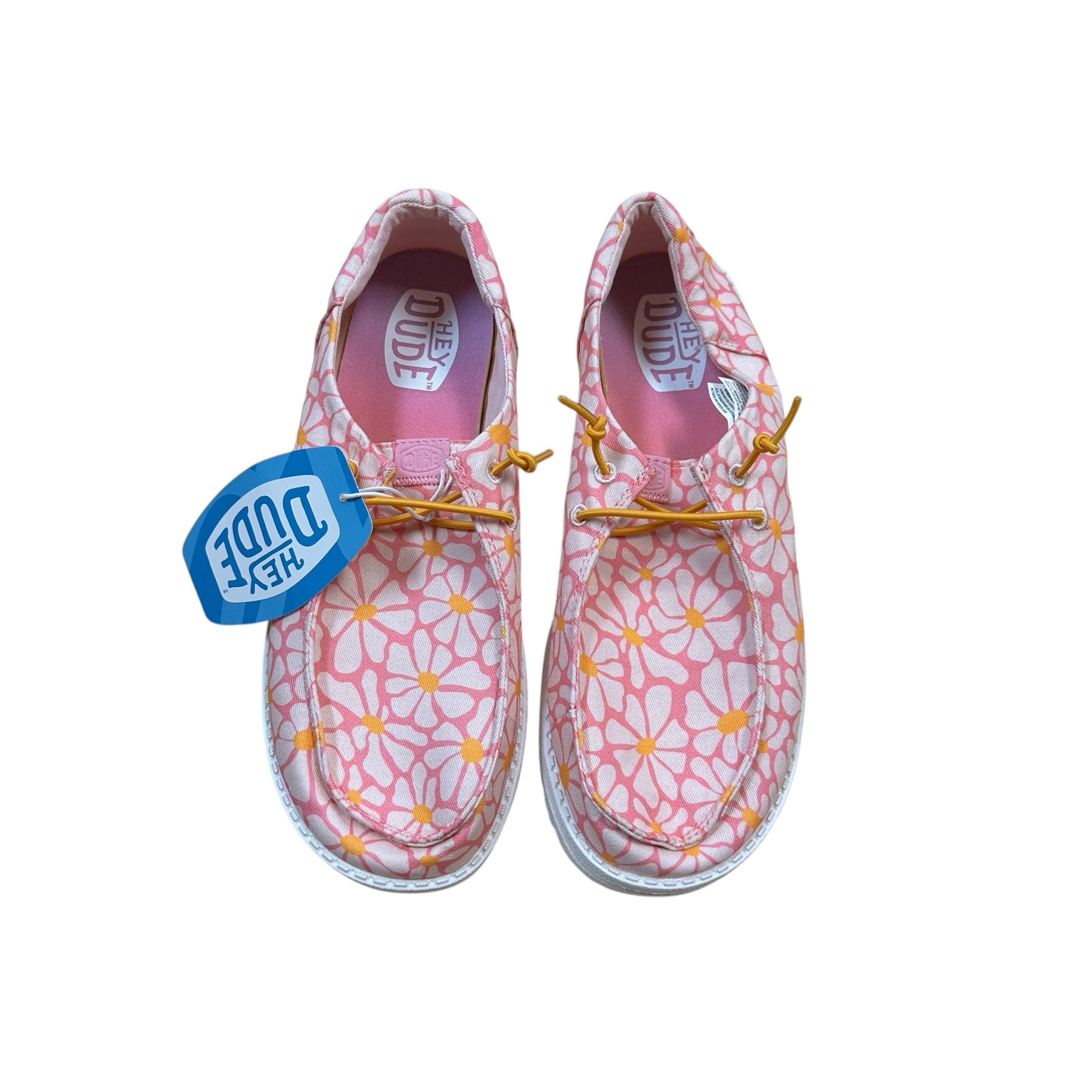 Hey Dude "Wendy Funk Psychedelic" Pink Floral Shoes Size 10 NWT