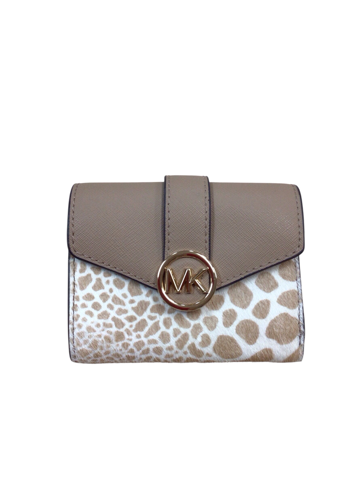 Michael Kors "Carmen" Camel Medium Flap Over Wallet