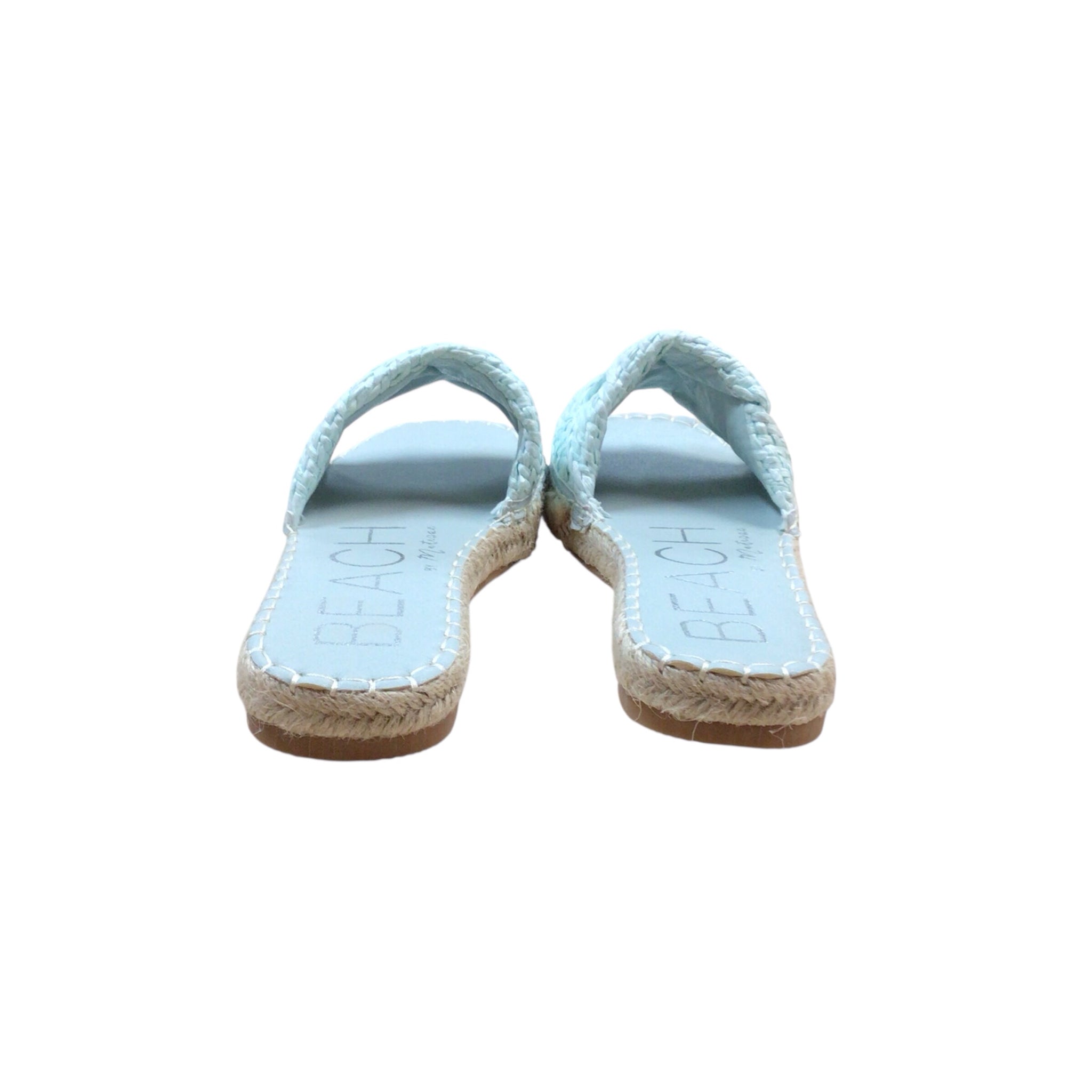 Matisse "Ivy Espadrille"  Blue Slide Sandals Size 8