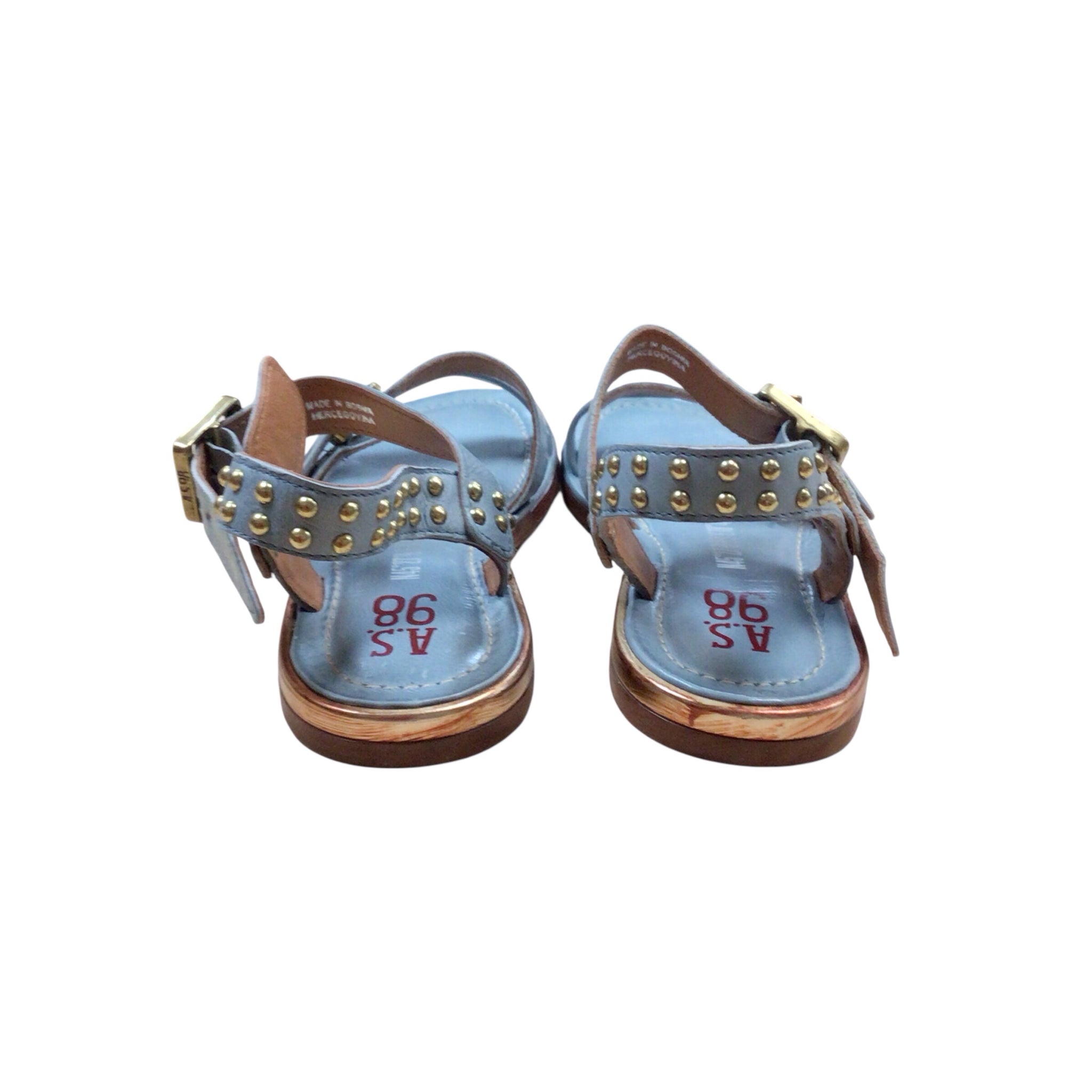 A.S. 98 "Glenny" Sky Blue Sandals Size 8.5