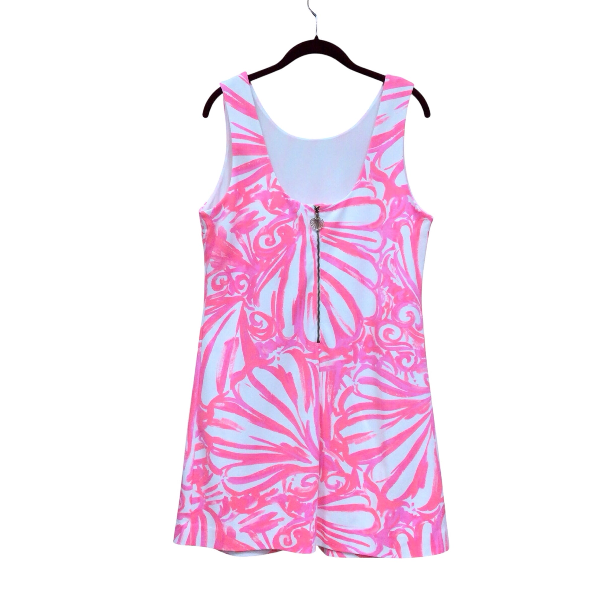 Lilly Pulitzer "Callie Shift" Pink Sun Ray Dress Size Large