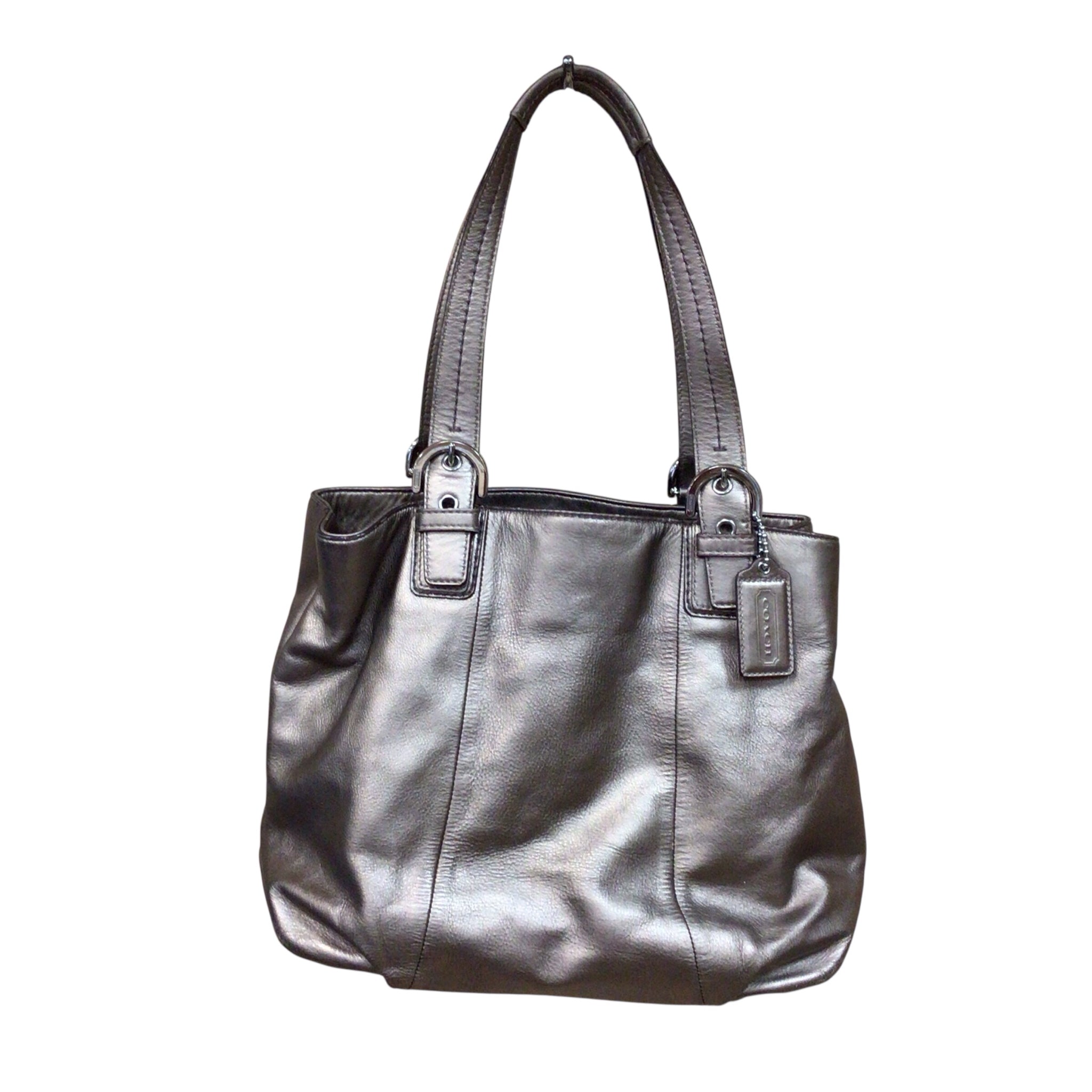Coach 17216 Soho Metallic Bronze Leather Shoulder Bag