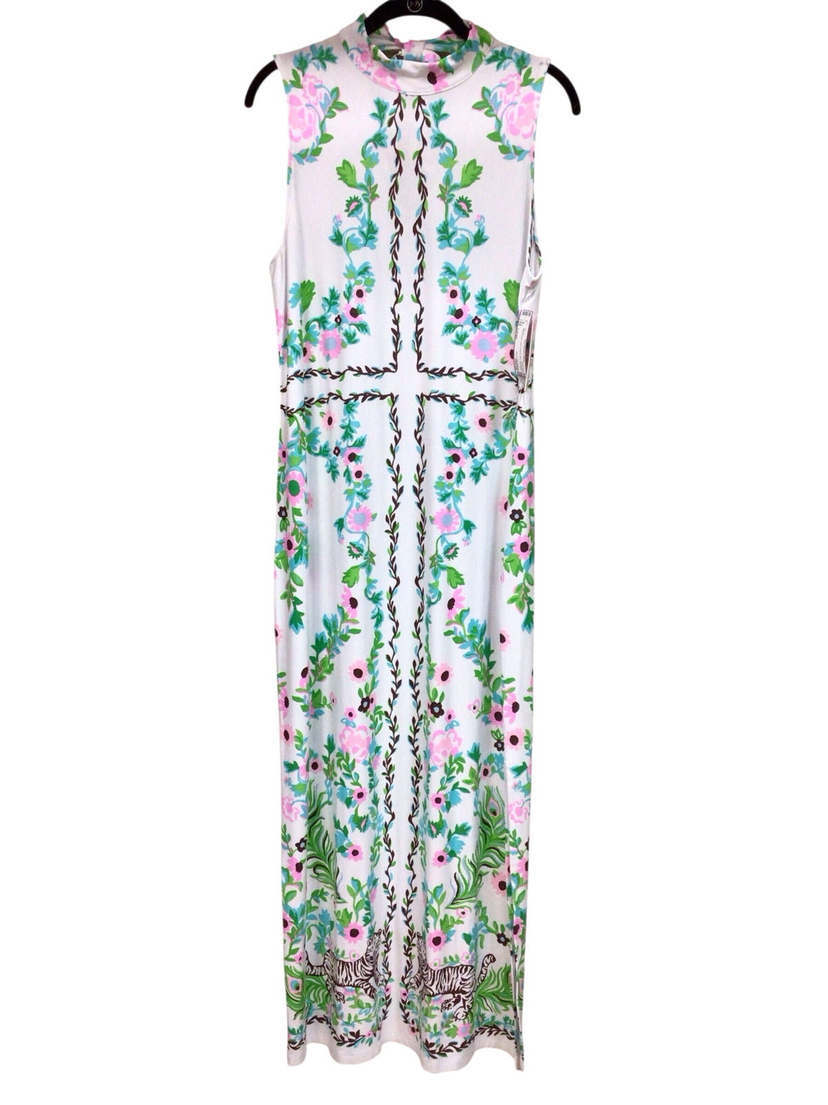 Lilly Pulitzer "Wellington" Maxi Dress "Royal Zoo" Size Large NWT