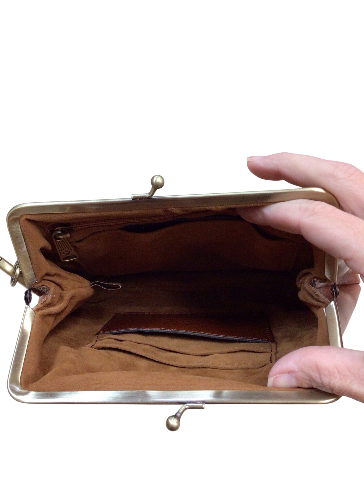 Patricia Nash "Savena" Leather Keychain Wallet Wristlet