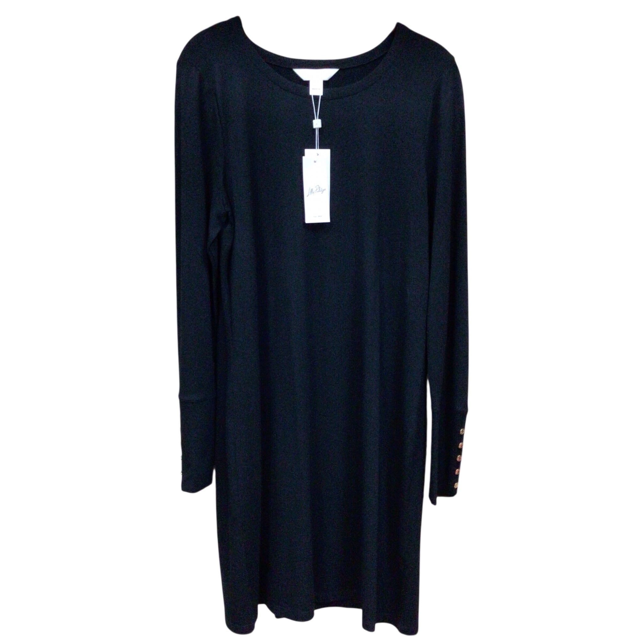 Lilly Pulitzer "Ellis" Black Dress Size Large NWT