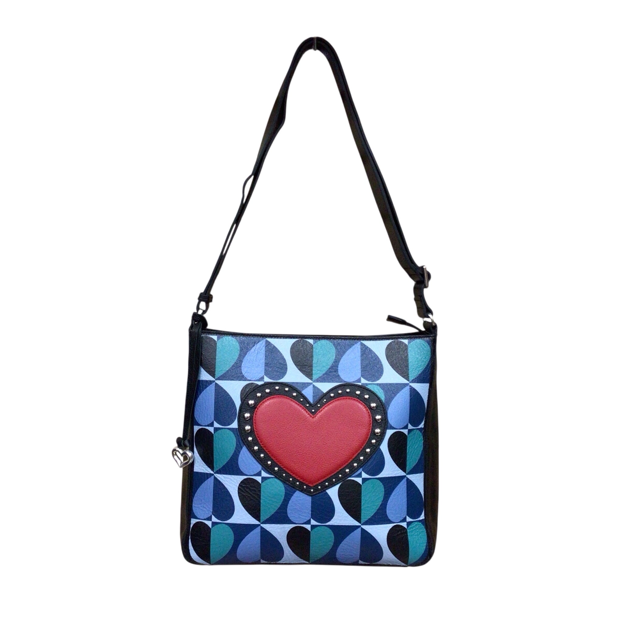 Brighton Fashionista Moody Blue Crossbody Shoulder Bag