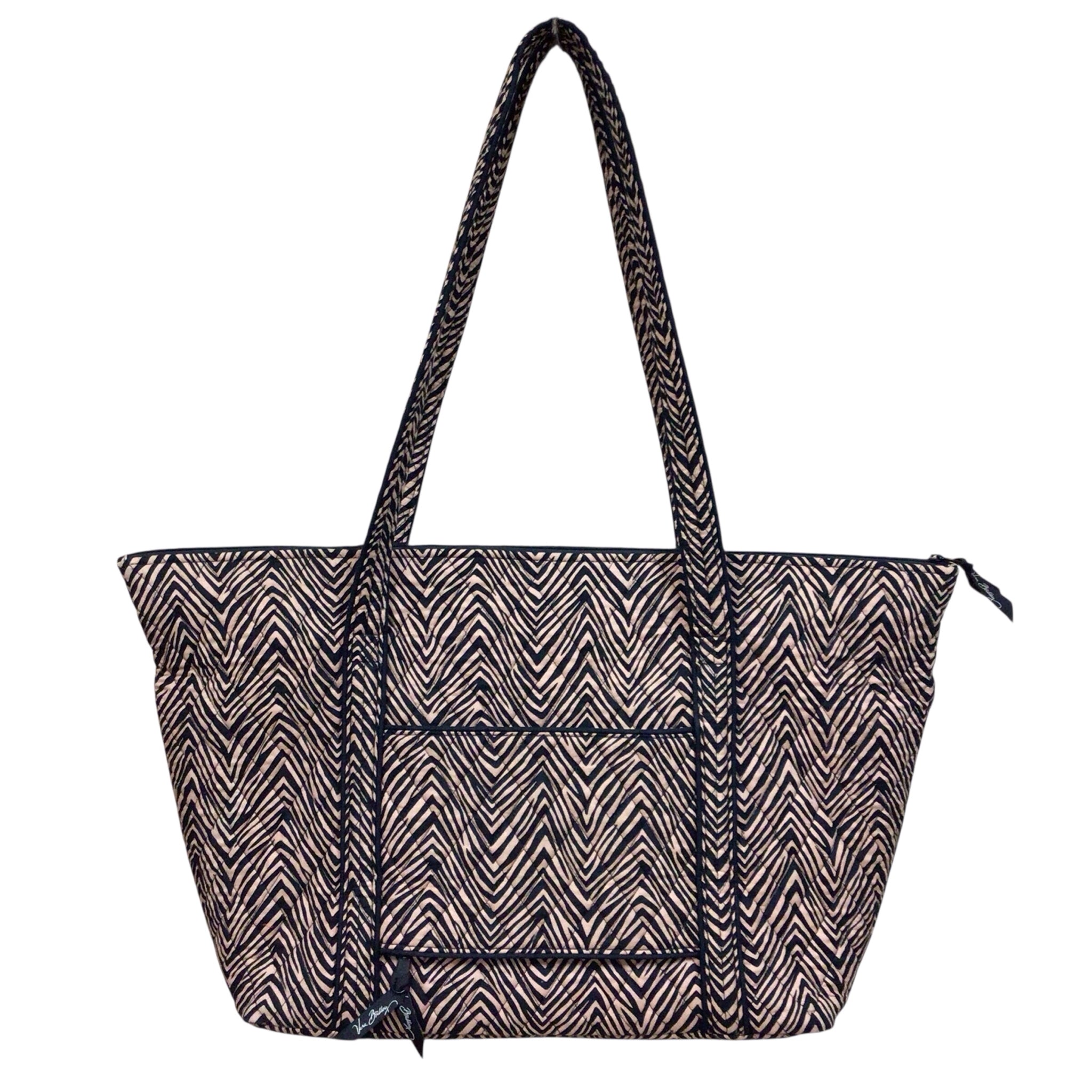 Vera Bradley Large Tiger Print Travel Tote Bag