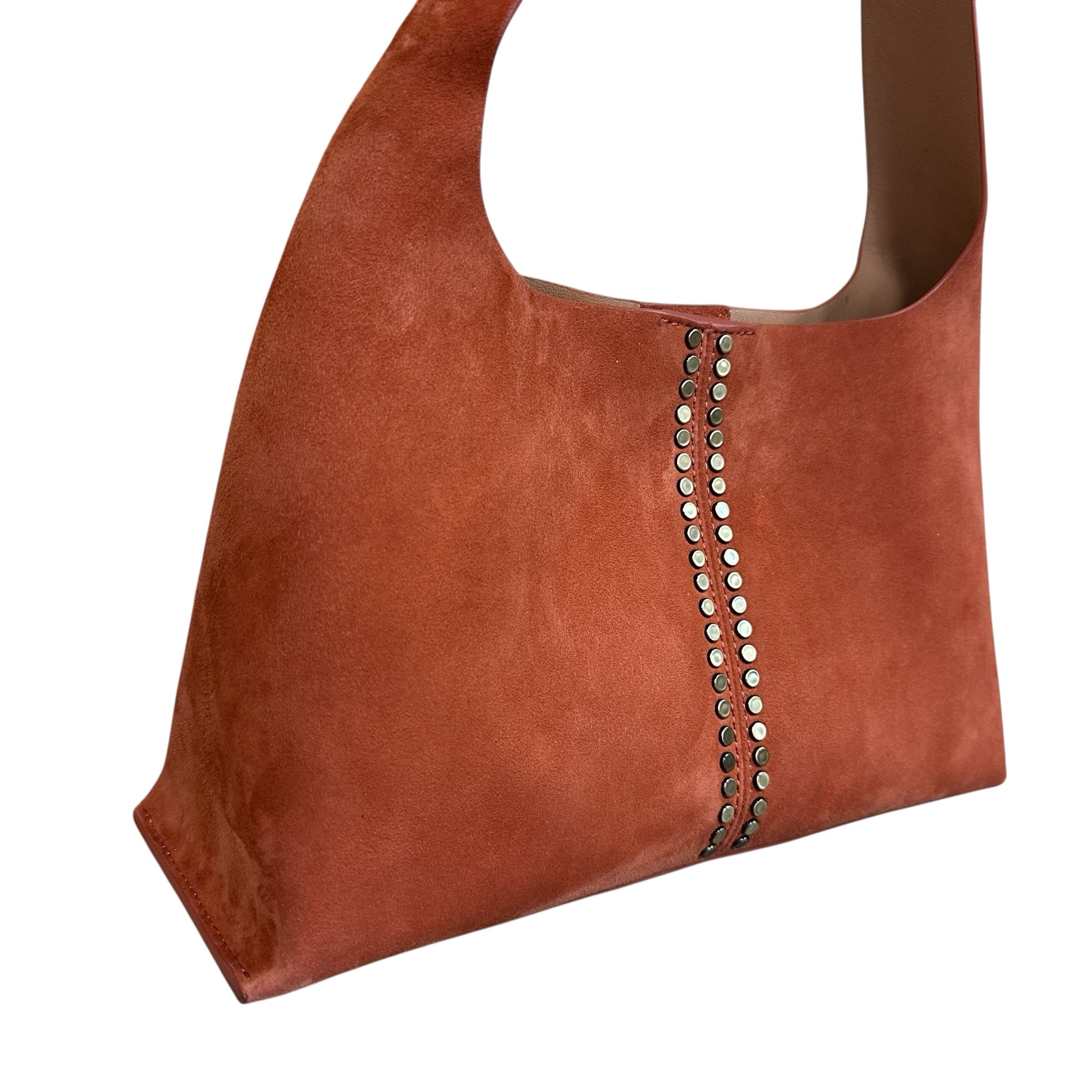 Hobo "Joni" Orange Leather Shoulder Bag
